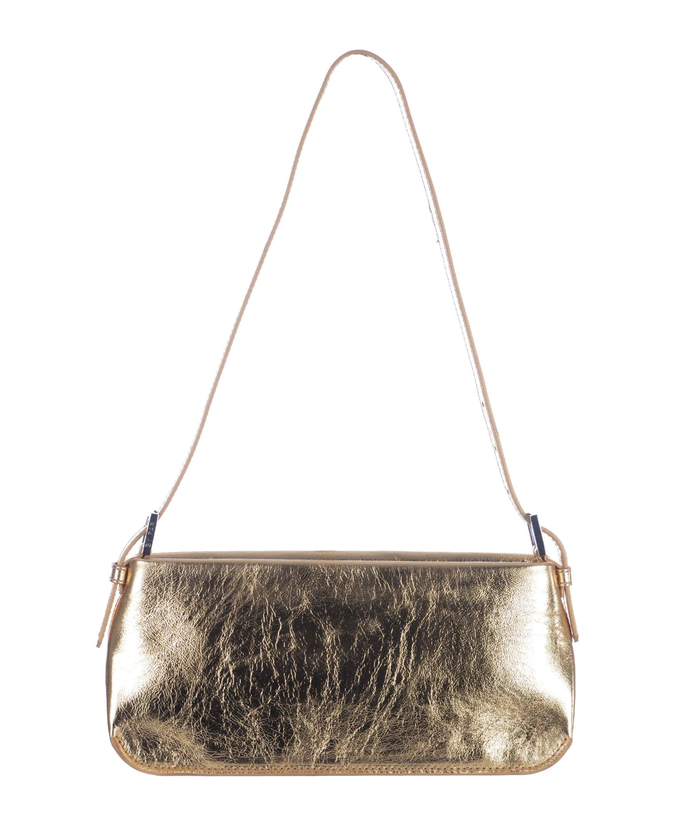 BY FAR Shoulder Bag By Far "dulce" In Metallic Leather - Pale gold ショルダーバッグ