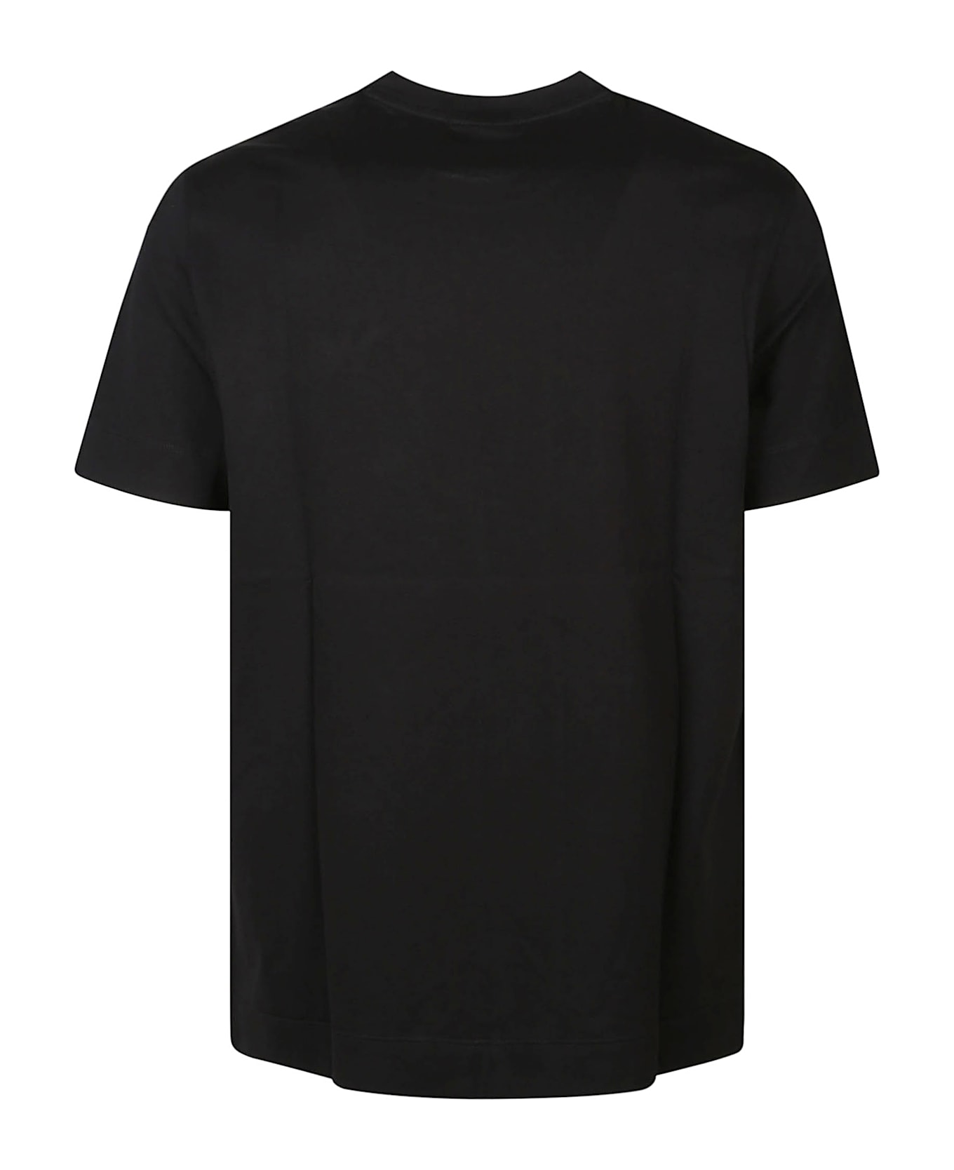 Emporio Armani Logo-embroidered T-shirt - Nero