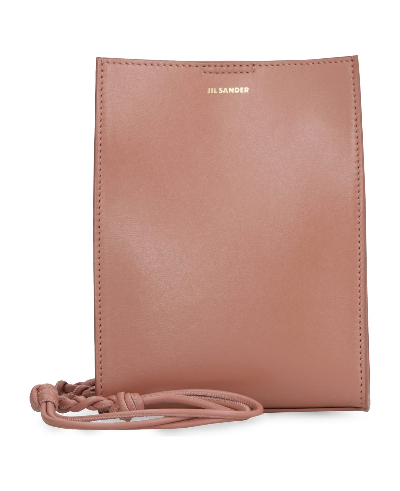Jil Sander Tangle Leather Crossbody Bag - Pink