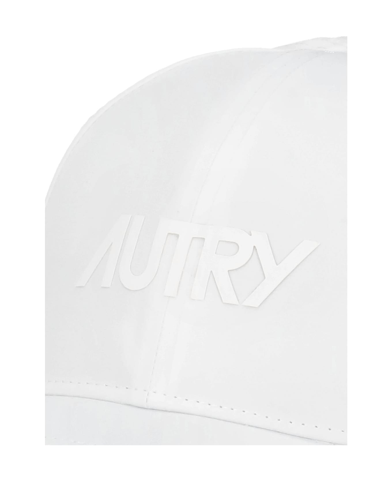Autry Baseball Hat With Logo - White 帽子