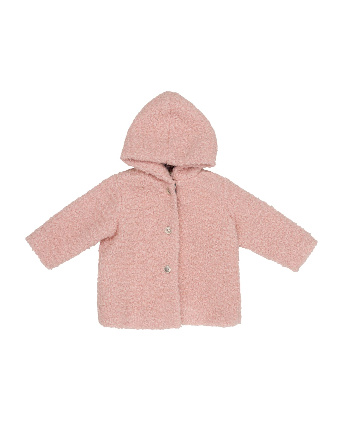 Caffe' d'Orzo Coat With Hood - Pink コート＆ジャケット