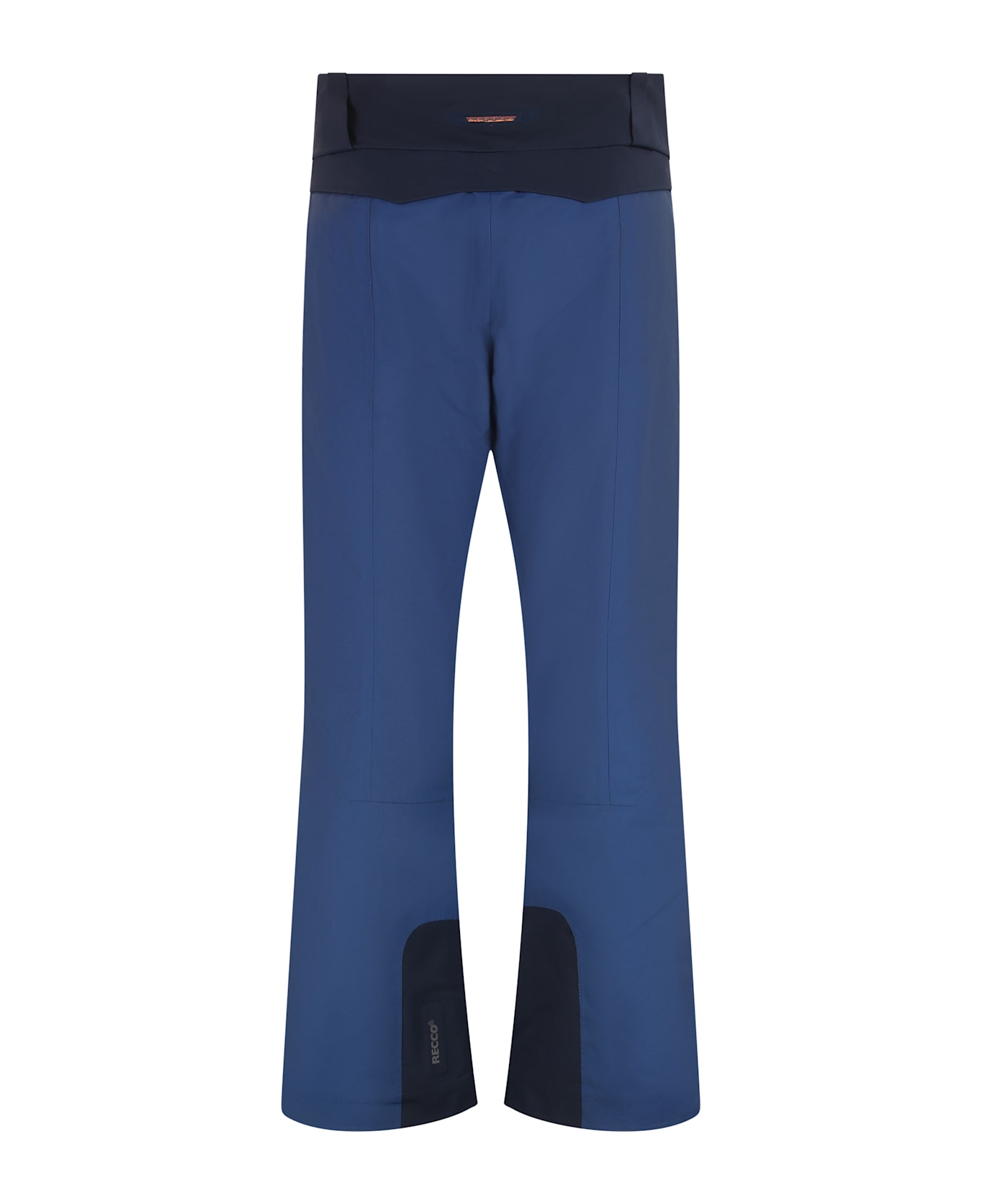 Sease Wool Blend Trousers - blue