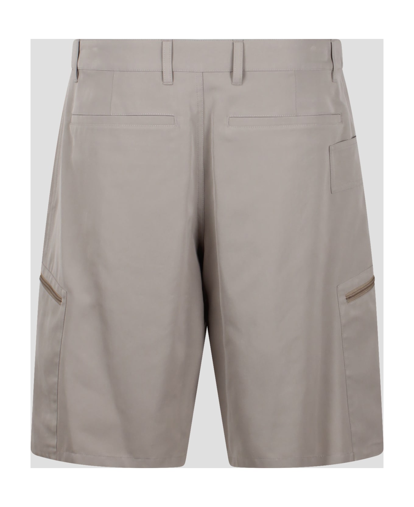 Dior Zip Pockets Shorts - Nude & Neutrals