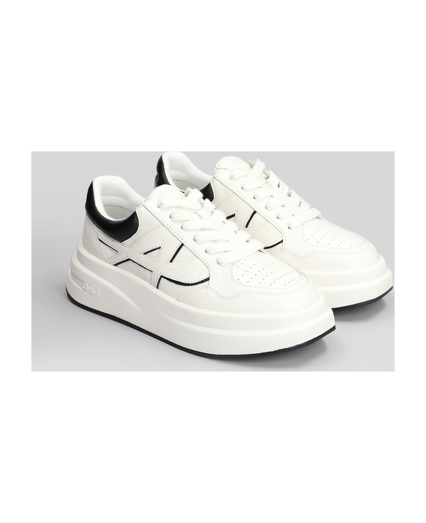 Ash Icone Sneakers In White Leather - white