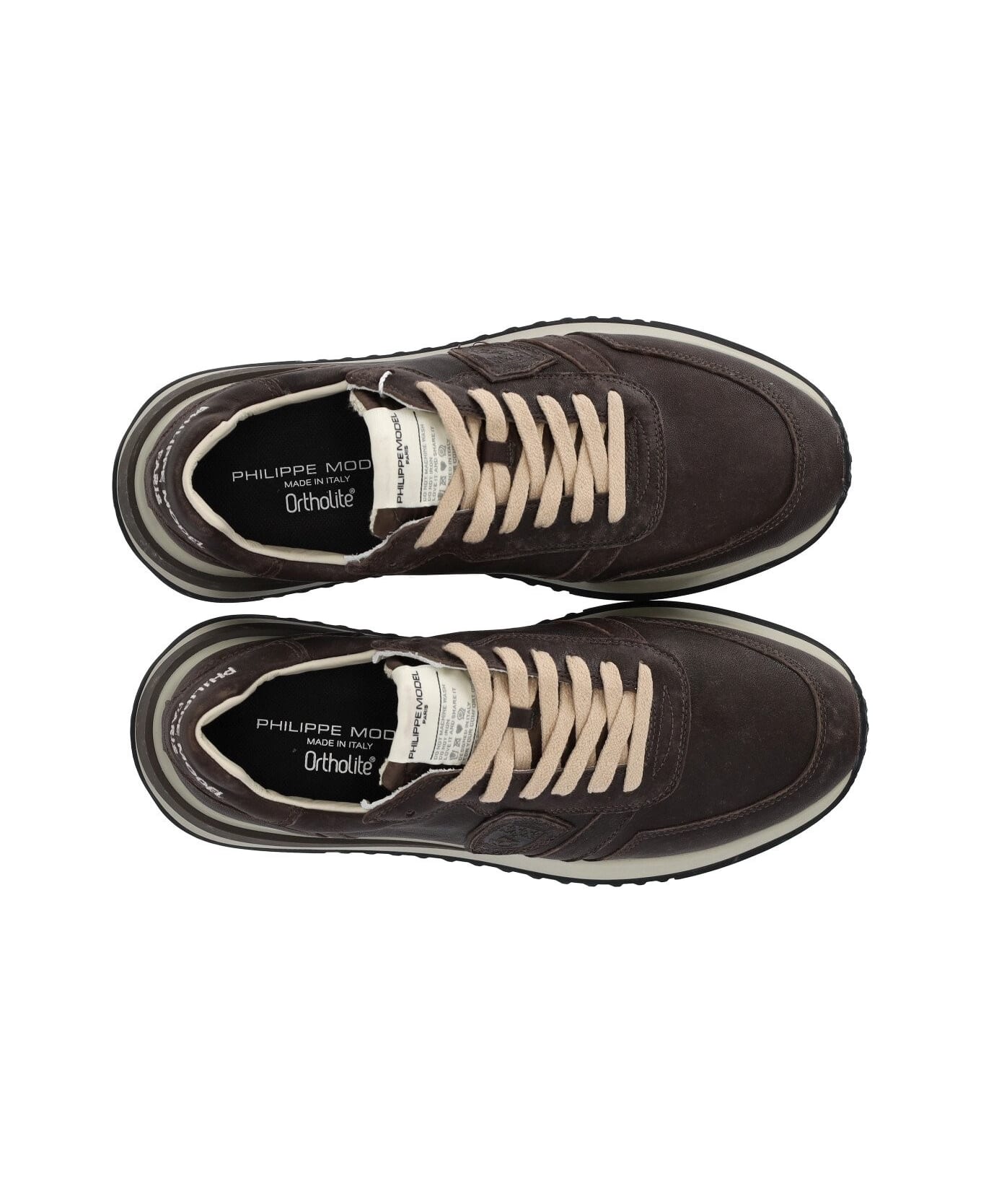 Philippe Model Tropez 2.1 Dark Brown Sneaker - Marrone