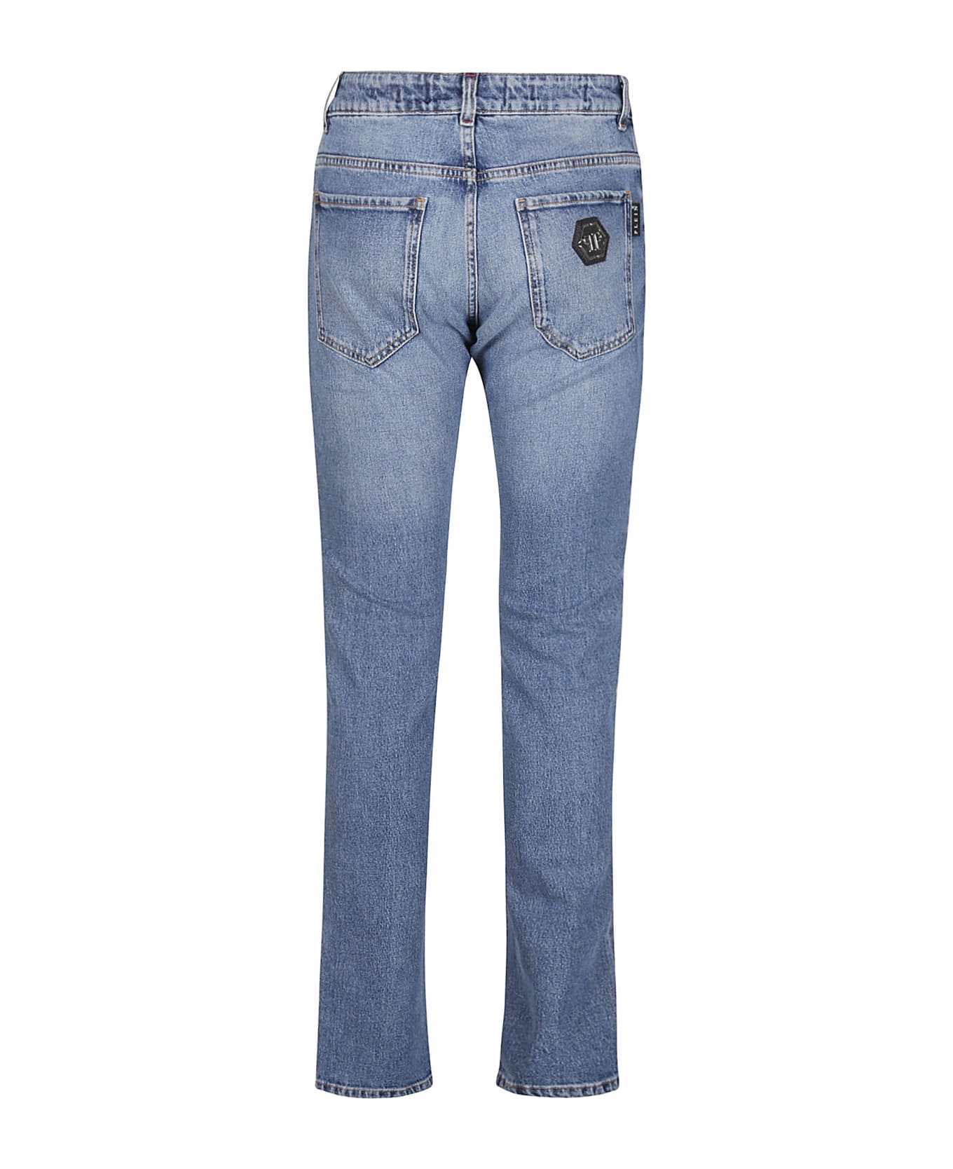 Philipp Plein Super Straight Jeans - Co Cobalt Blue