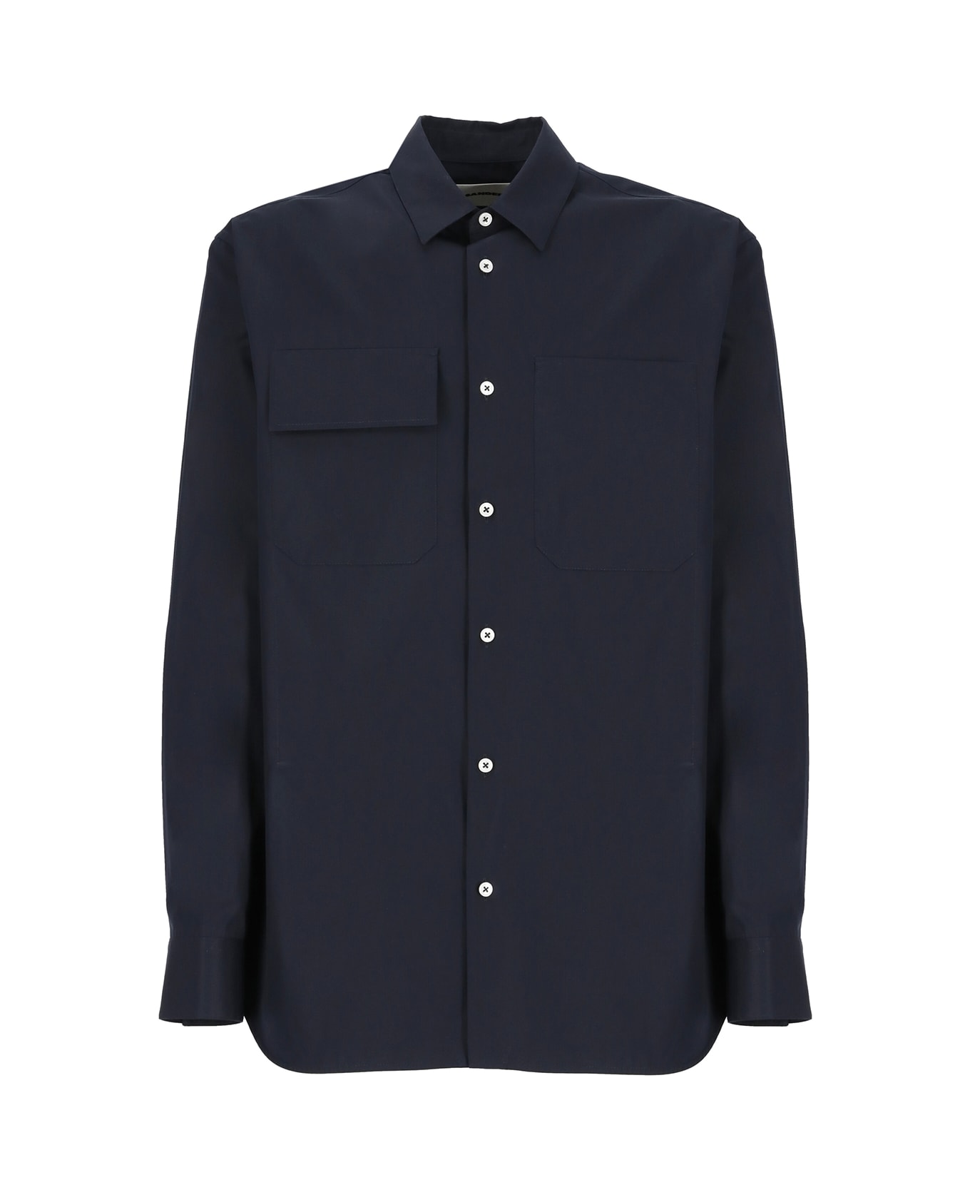 Jil Sander Pocket Detail Shirt - Blue シャツ