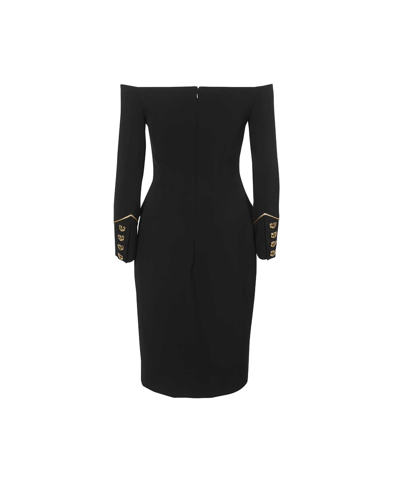 Moschino Double Breasted Blazer Dress - black