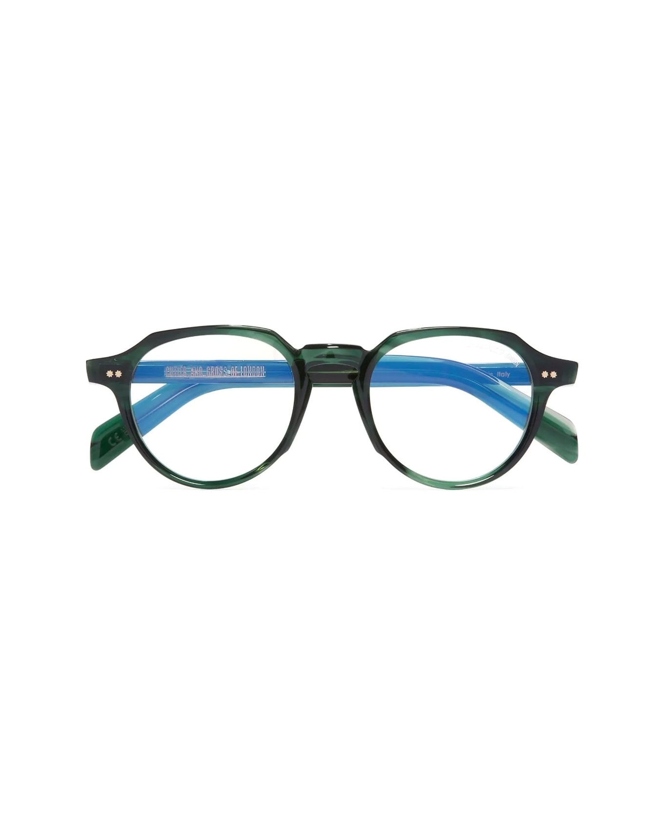 Cutler and Gross Gr06 03 Striped Dark Havana Glasses - Verde