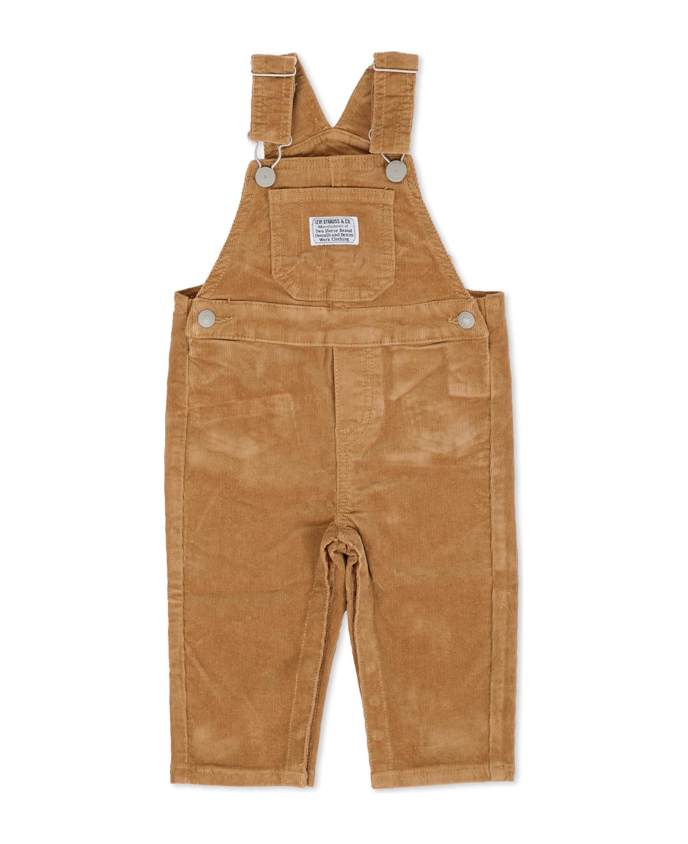 Levi's Beige Dungarees For Baby Boywith Logo - Beige