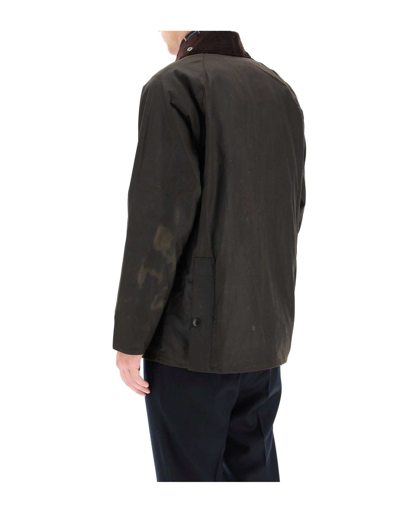 Barbour Classic Bedal Jacket In Waxed Cotton - Olive