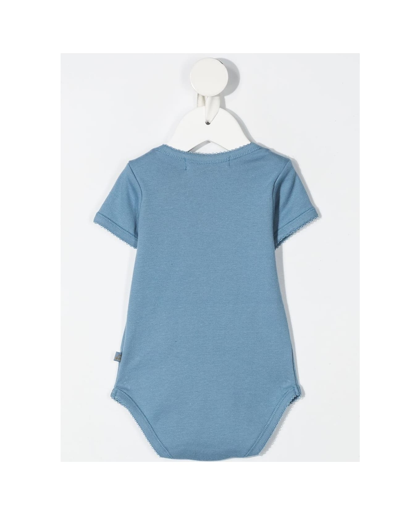 Bonpoint 3 Body Pack In Light Blue And White Cotton - Blue