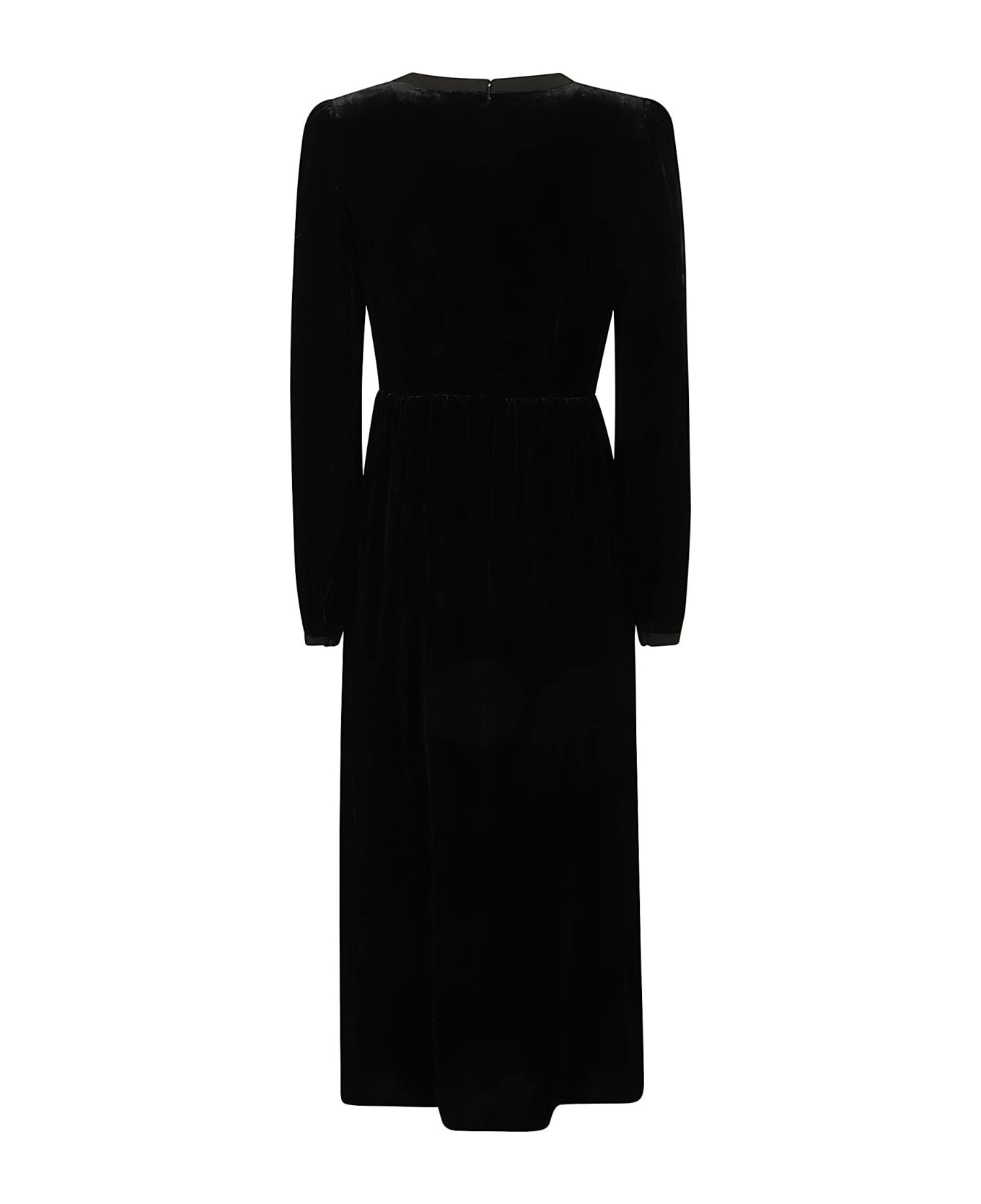 Saloni Dresses Black - Black