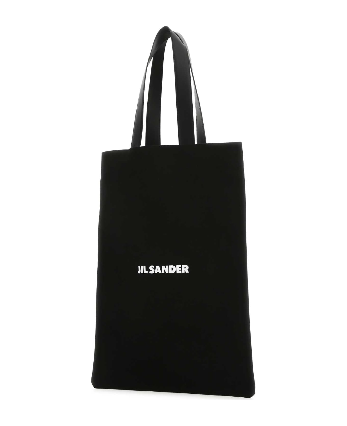 Jil Sander Black Canvas Shopping Bag - 001