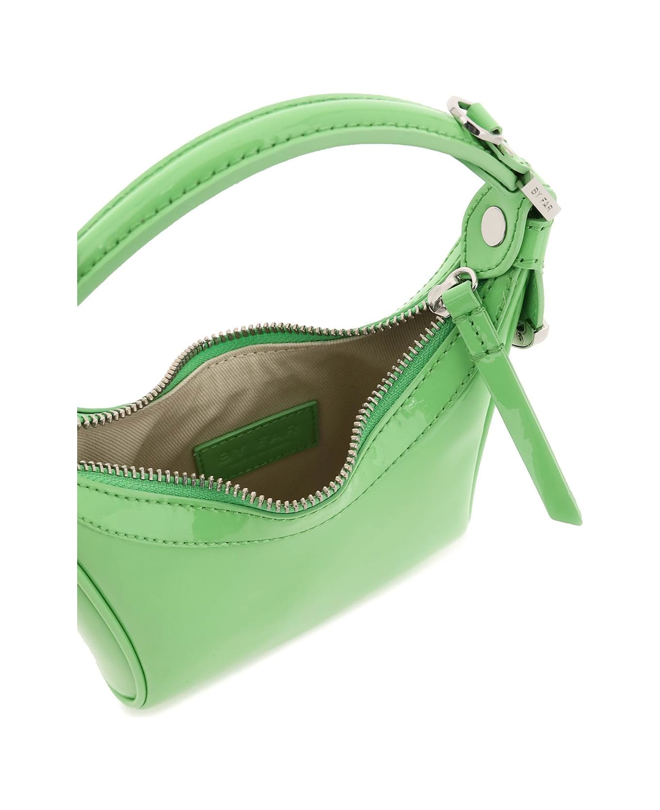 BY FAR Patent Leather 'cosmo' Bag - FRESH GREEN (Green)