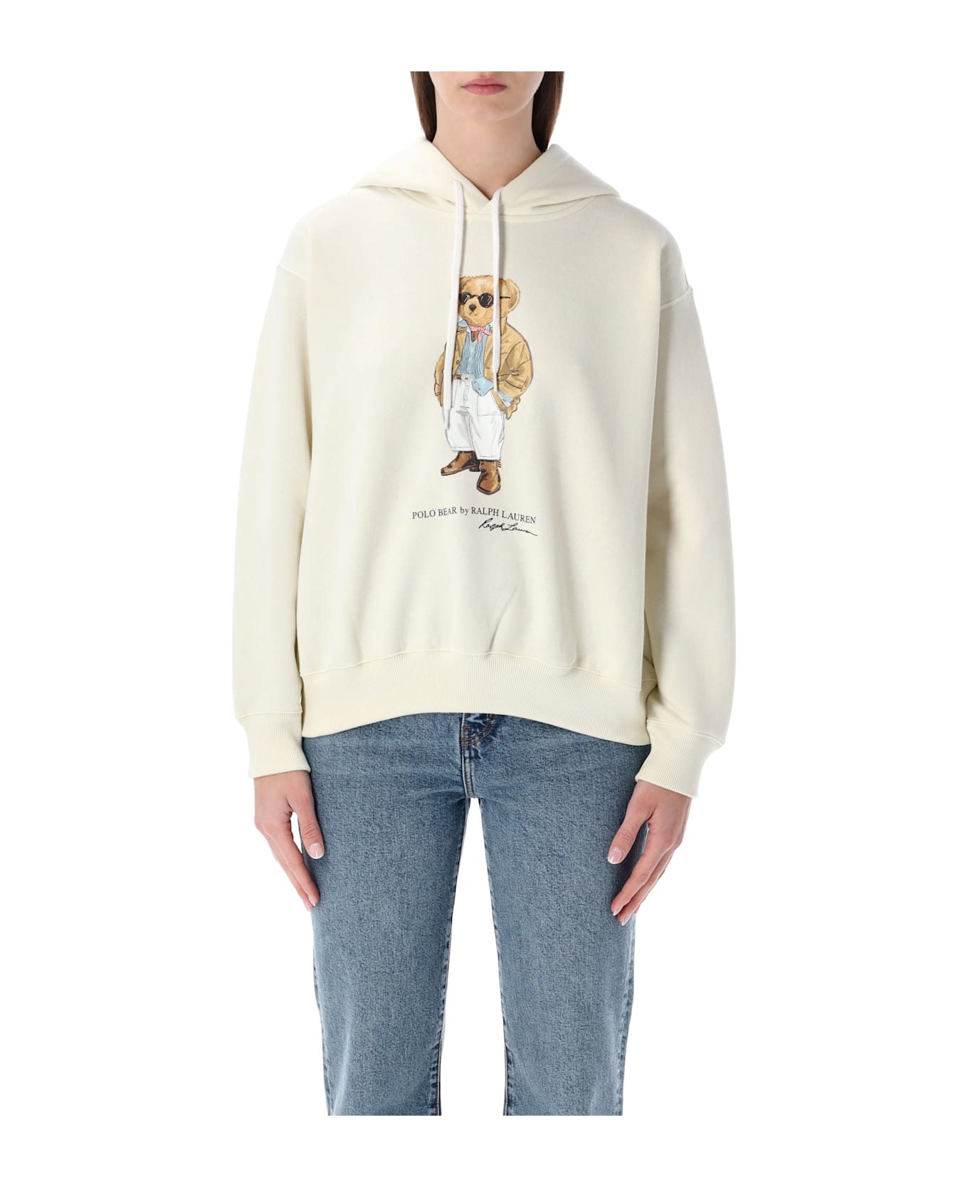 Polo Ralph Lauren Polo Bear Fleece Hoodie - PARCHEMENT CREAM