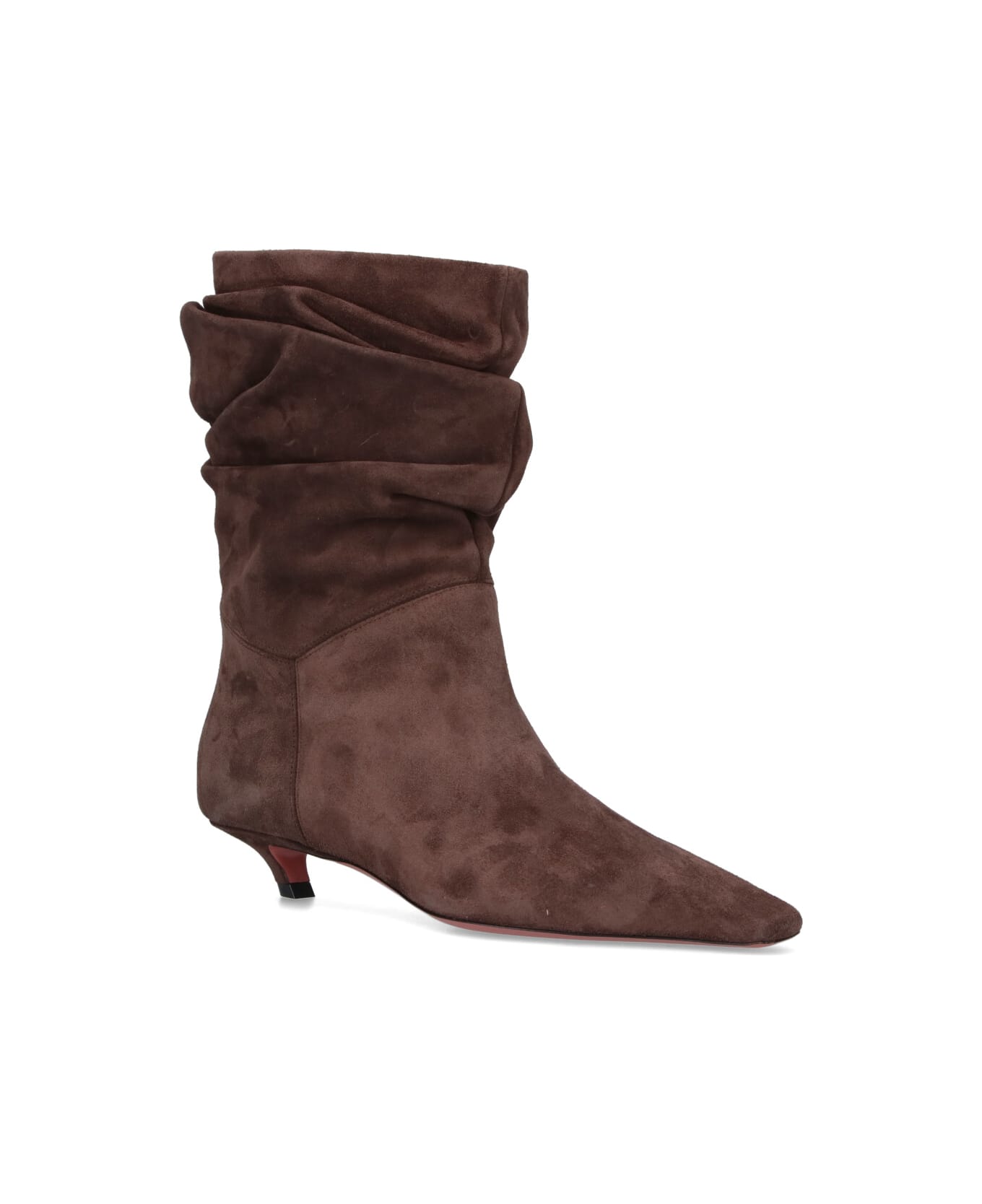 Amina Muaddi 'jamie' Ankle Boots - Brown