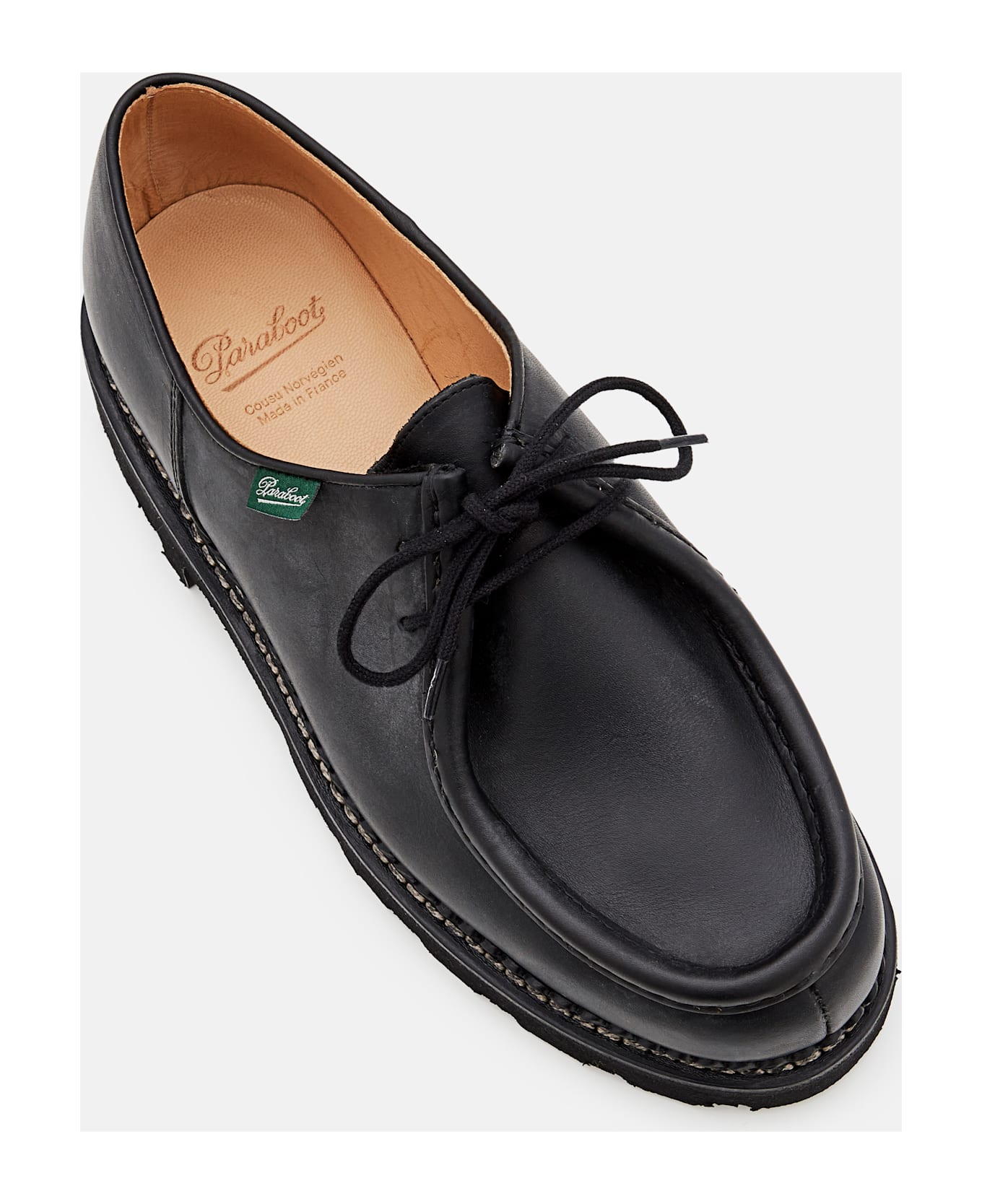 Paraboot Michael Leather Derby Shoes - Black