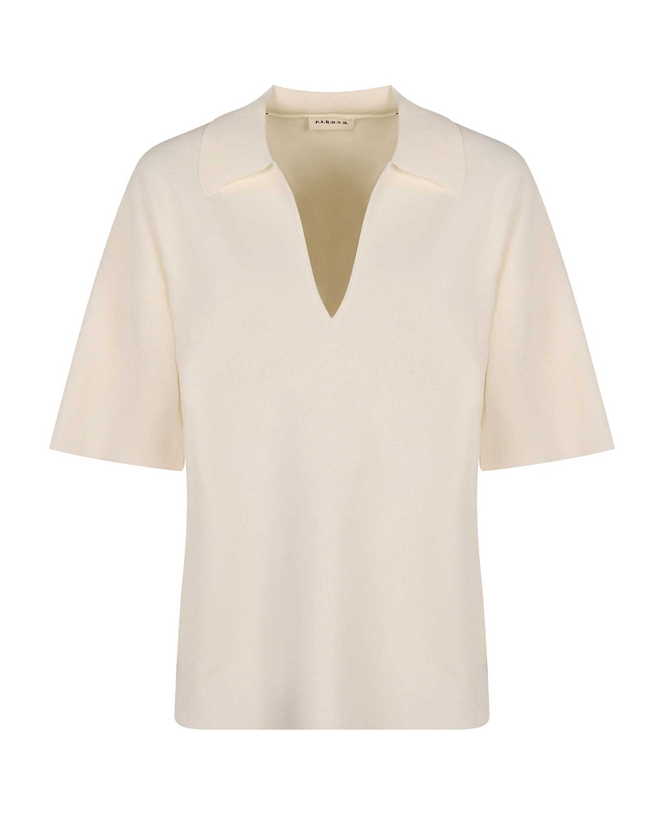 Parosh Knit Blouse - panna