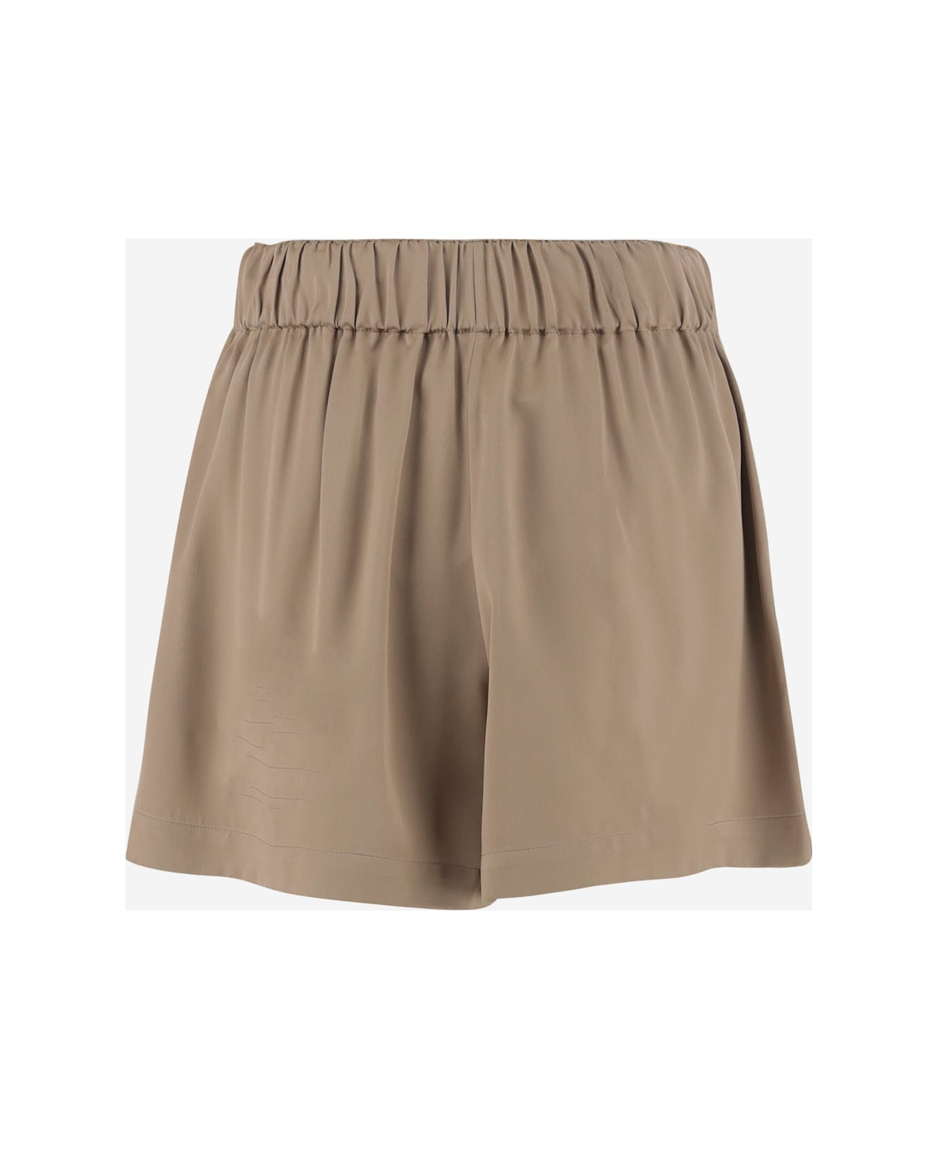 Sa Su Phi Valentina Silk And Viscose Shorts - Beige