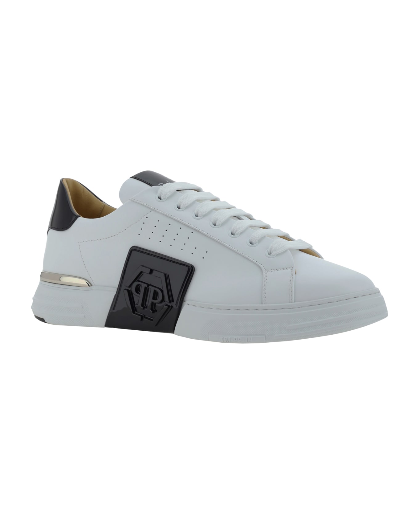 Philipp Plein Lo Top Sneakers - Bianco