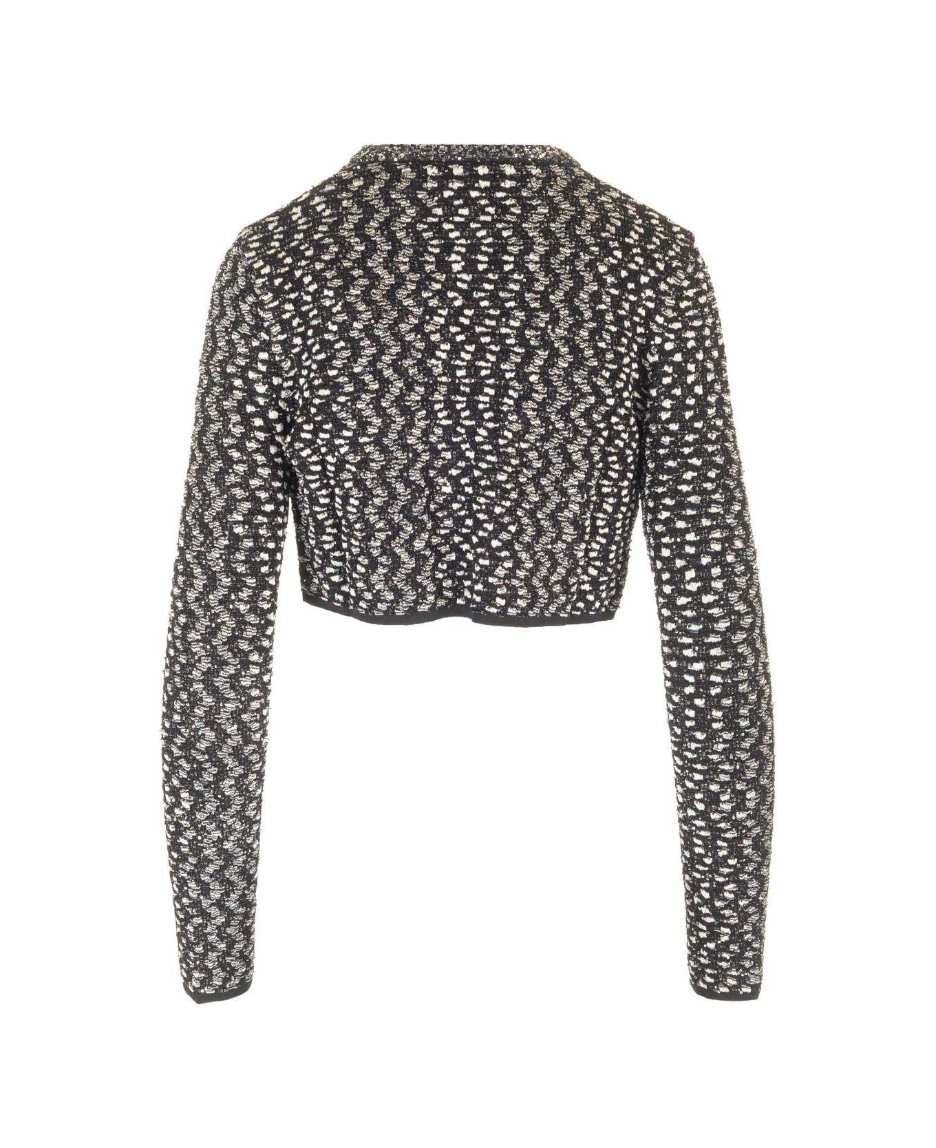Missoni Cropped Cardigan - Black
