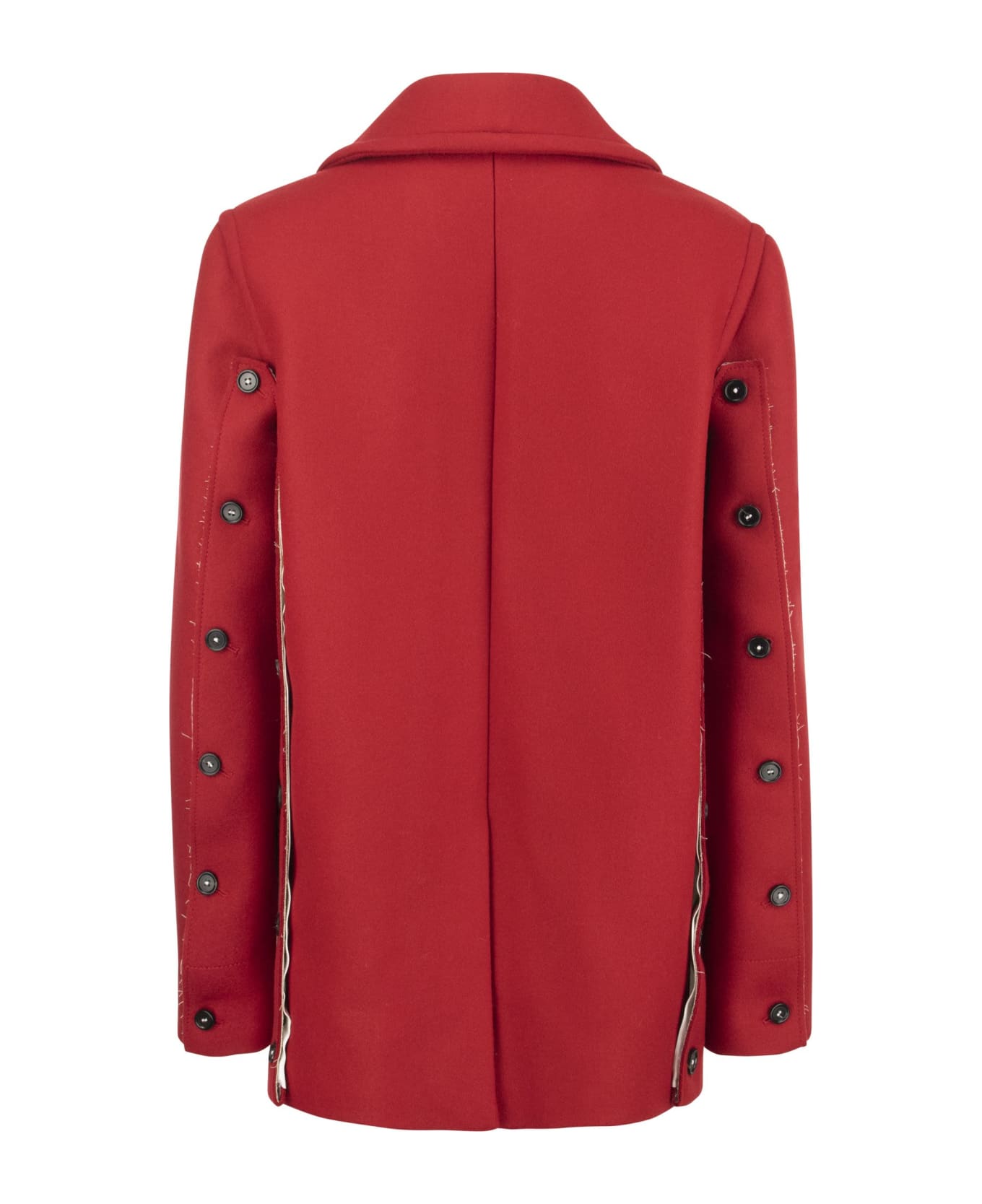 Marni Double-breasted Wool Coat - Red コート