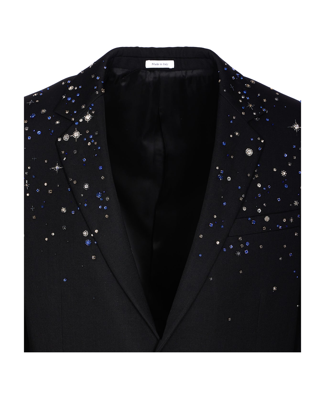 Alexander McQueen Costellation Embroidered Single-breasted Jacket - Black