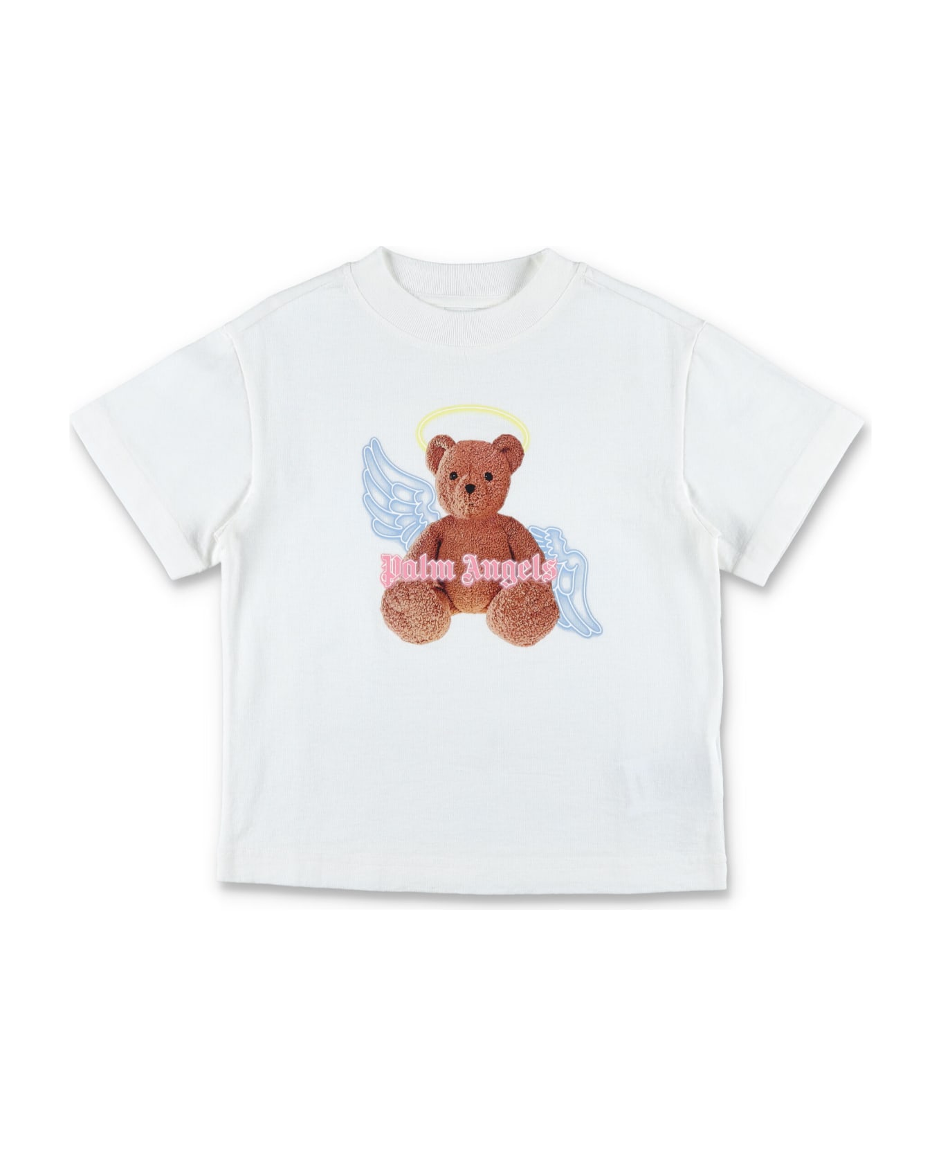 Palm Angels Pa Bear Angel T-shirt - WHITE