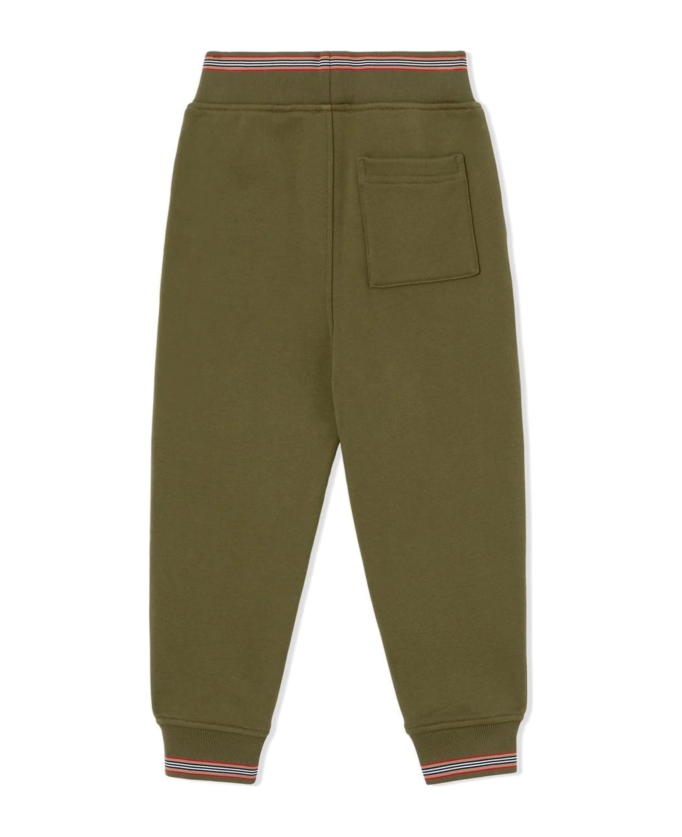 Burberry Kids Trousers Green - Green ボトムス