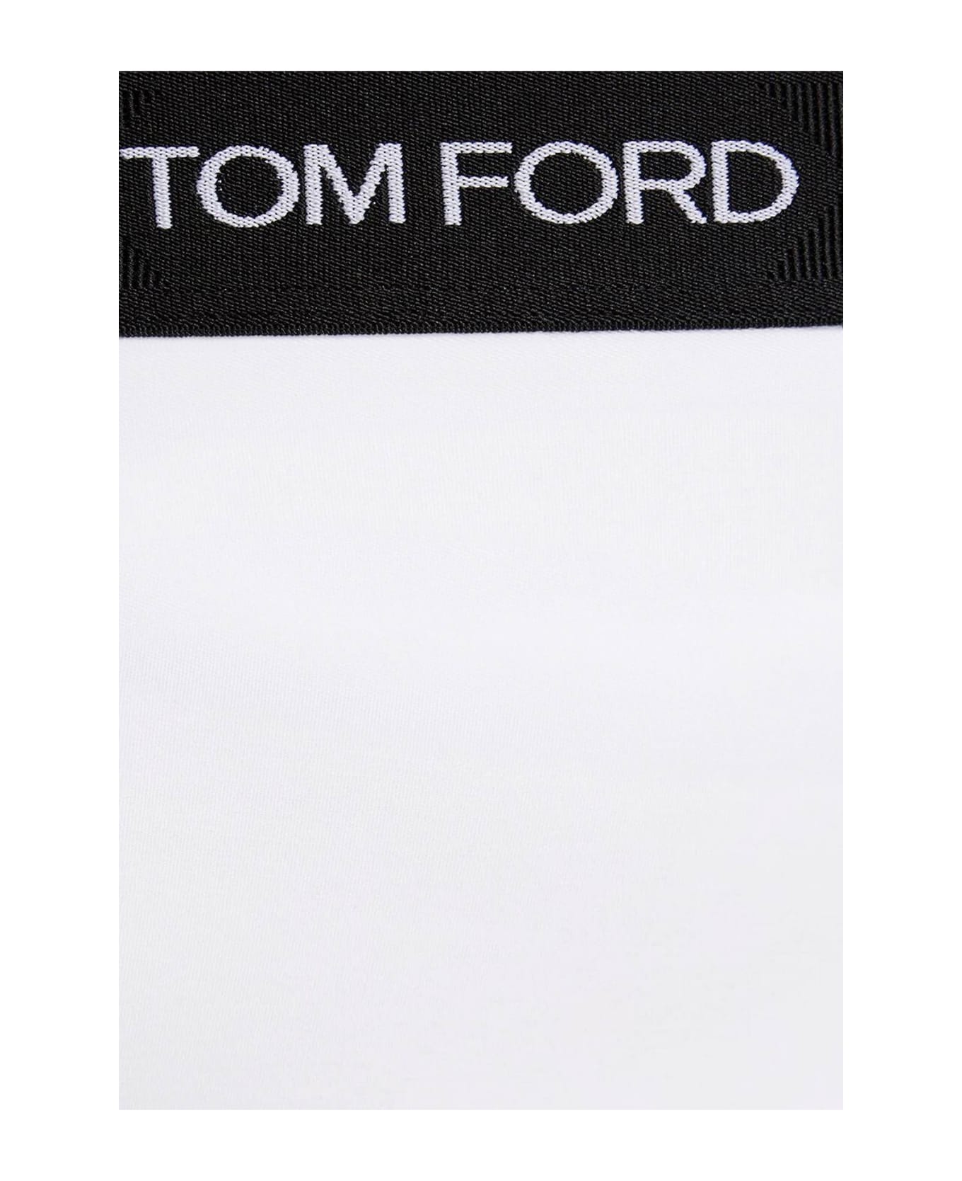 Tom Ford Modal Signature Briefs - WHITE (White) ショーツ