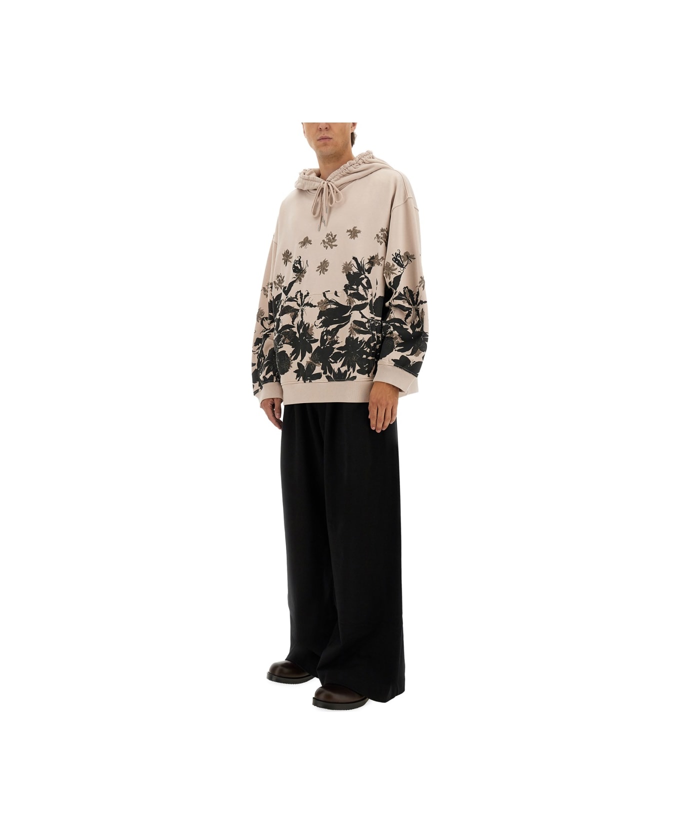 Dries Van Noten Cotton Hoodie - IVORY