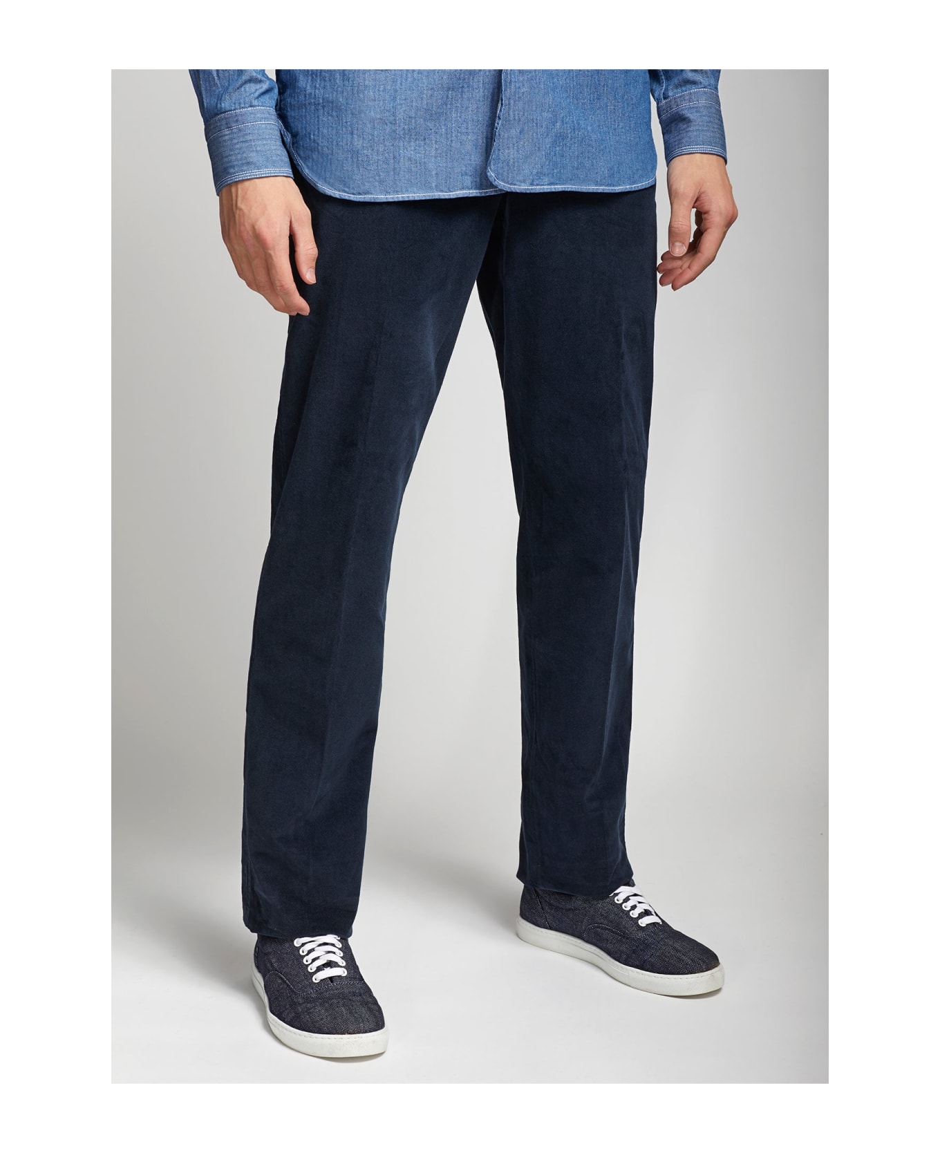 doppiaa Aamedeus Cotton Velvet Trousers