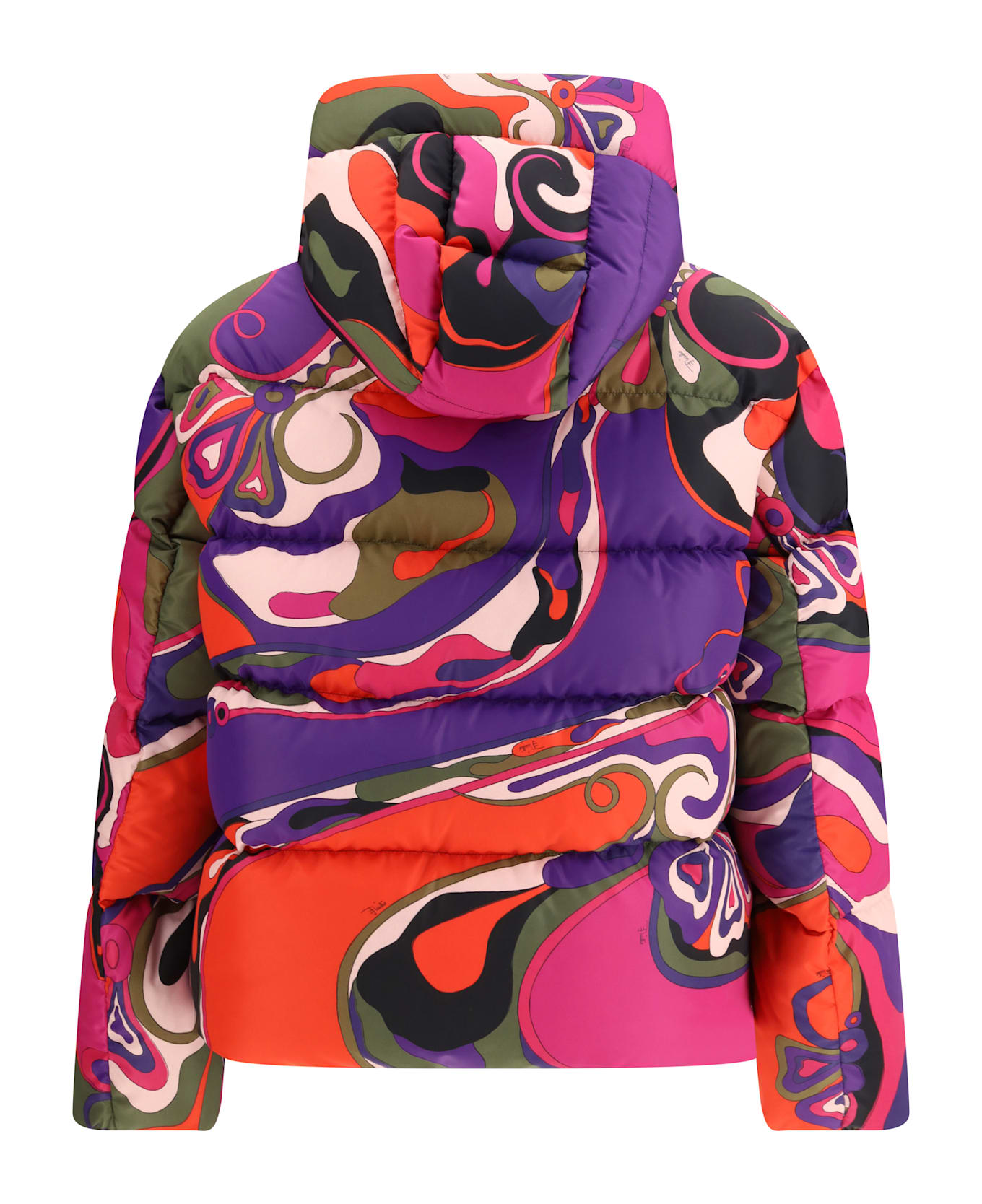 Pucci Orchidee Print Down Jacket