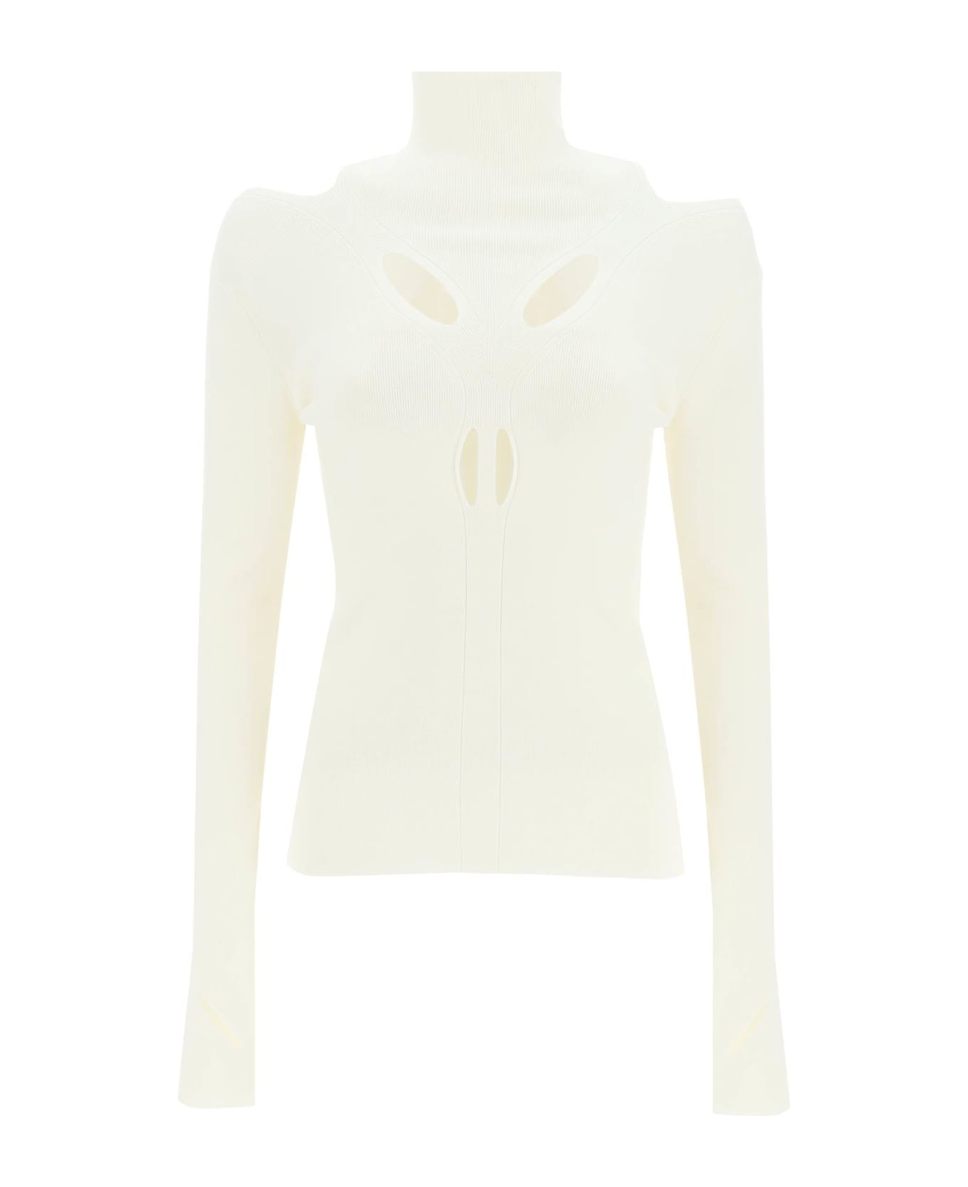 Dion Lee Cut-out Skivvy - IVORY (White)