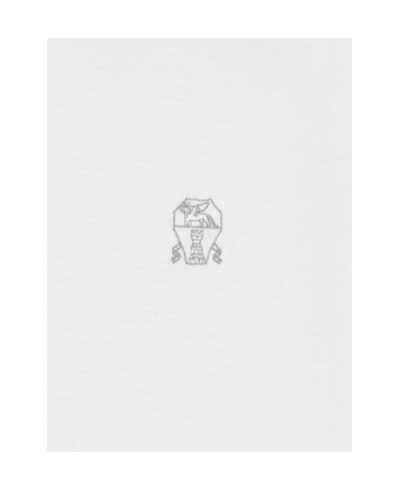 Brunello Cucinelli Chest Logo Regular Polo Shirt シャツ