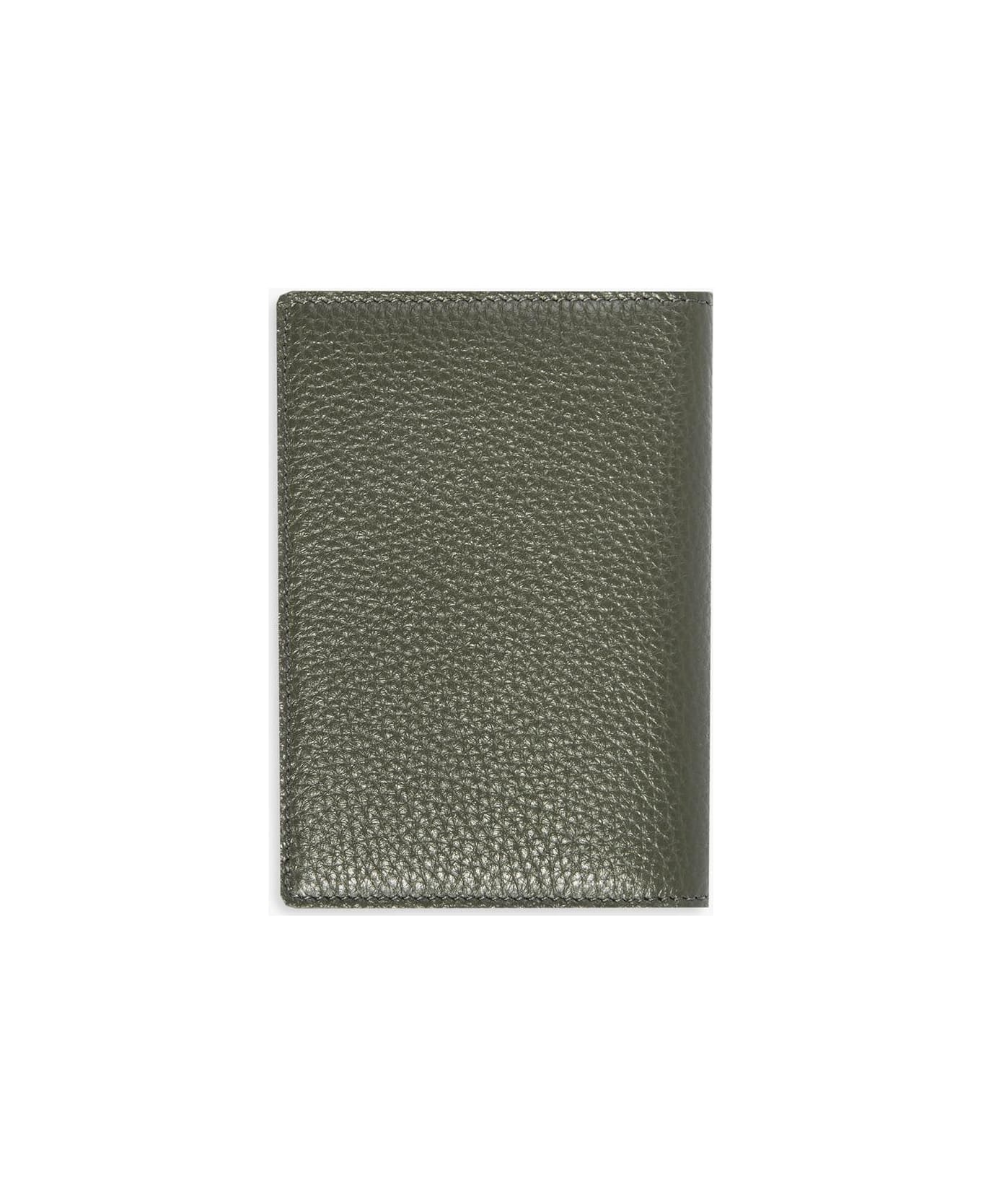 Larusmiani Passport Cover 'fiumicino' Wallet - Olive