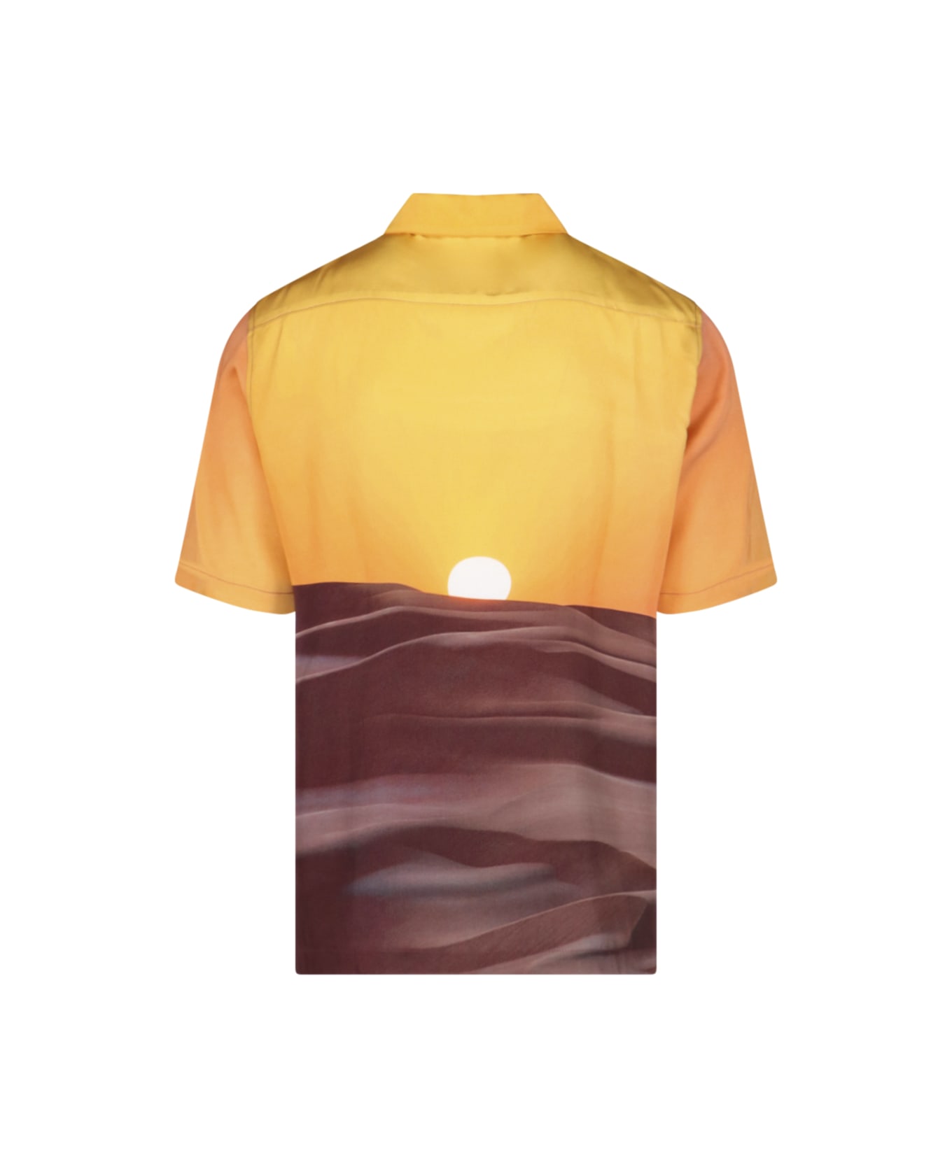 Blue Sky Inn Printed Shirt - Brown シャツ