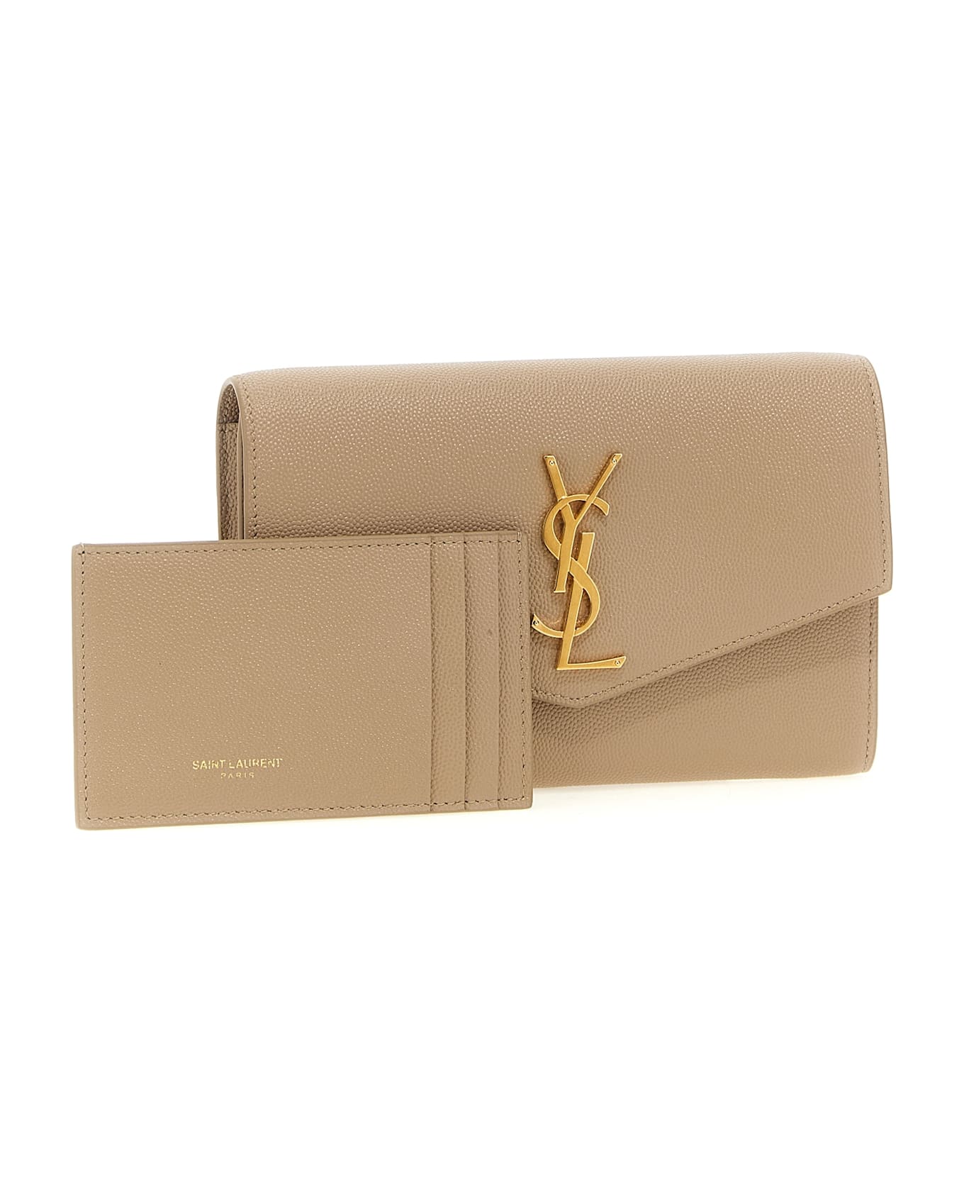 Saint Laurent 
uptown
 Clutch - Beige