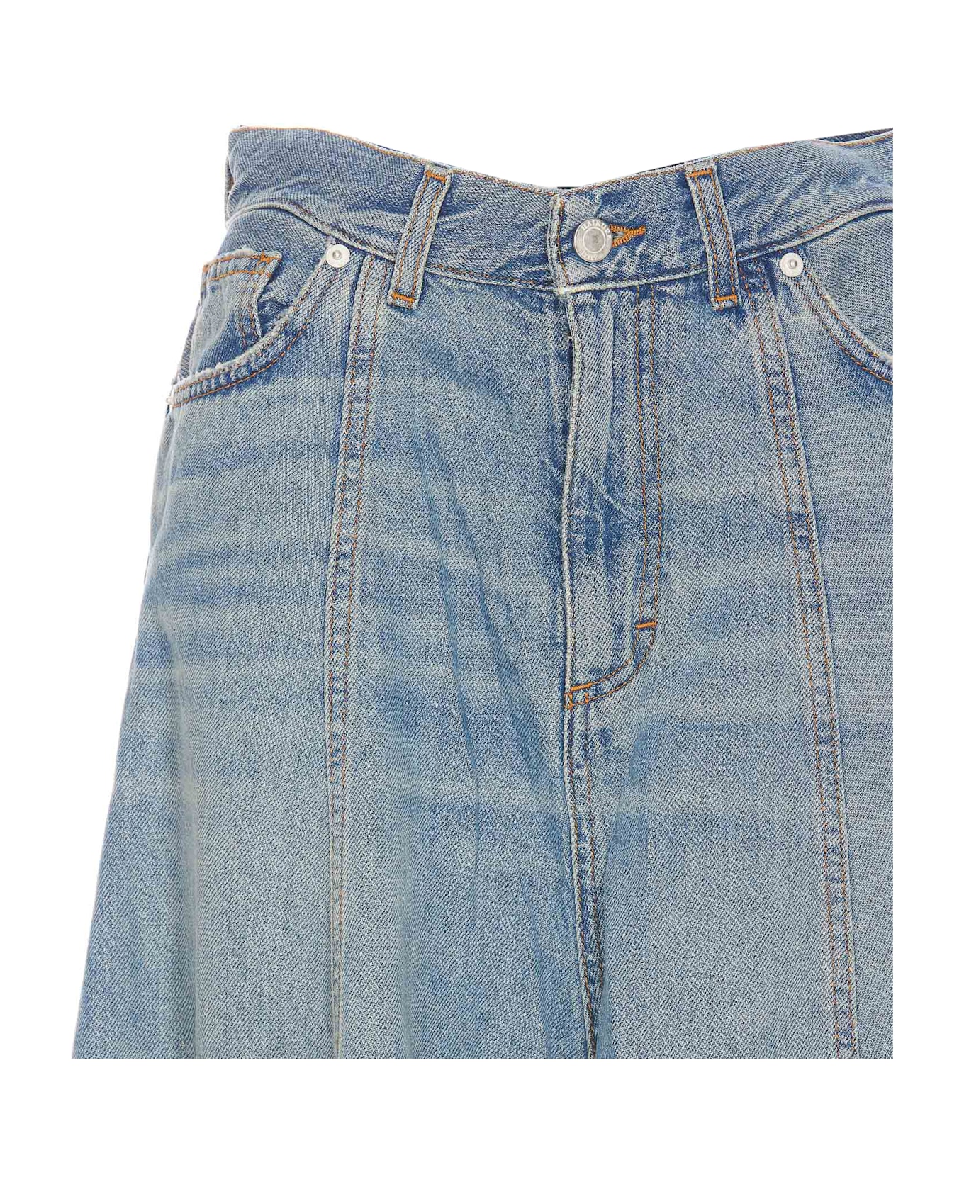 Haikure Serenity Ionic Denim Skirt - Blue