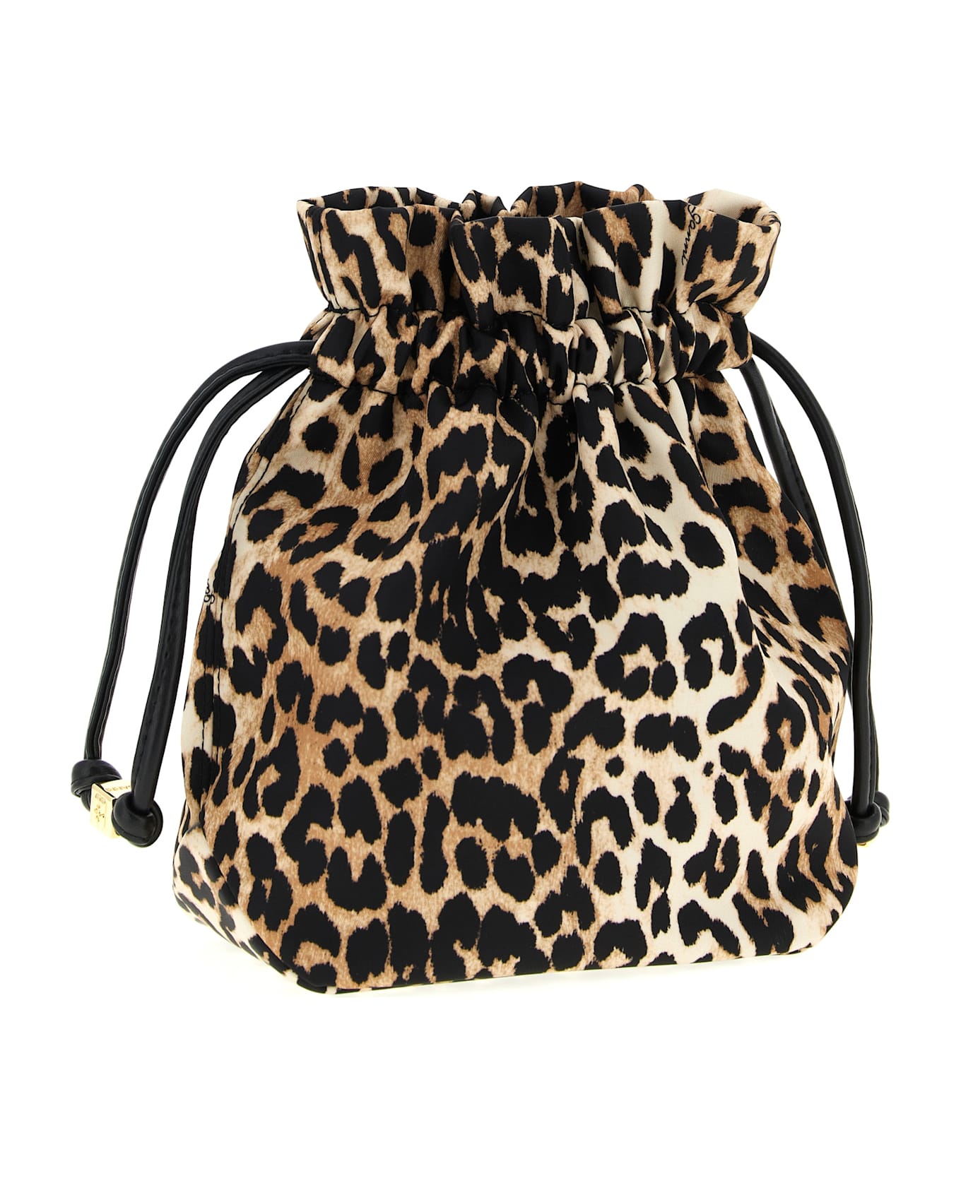 Ganni Animalier Pouch - Brown