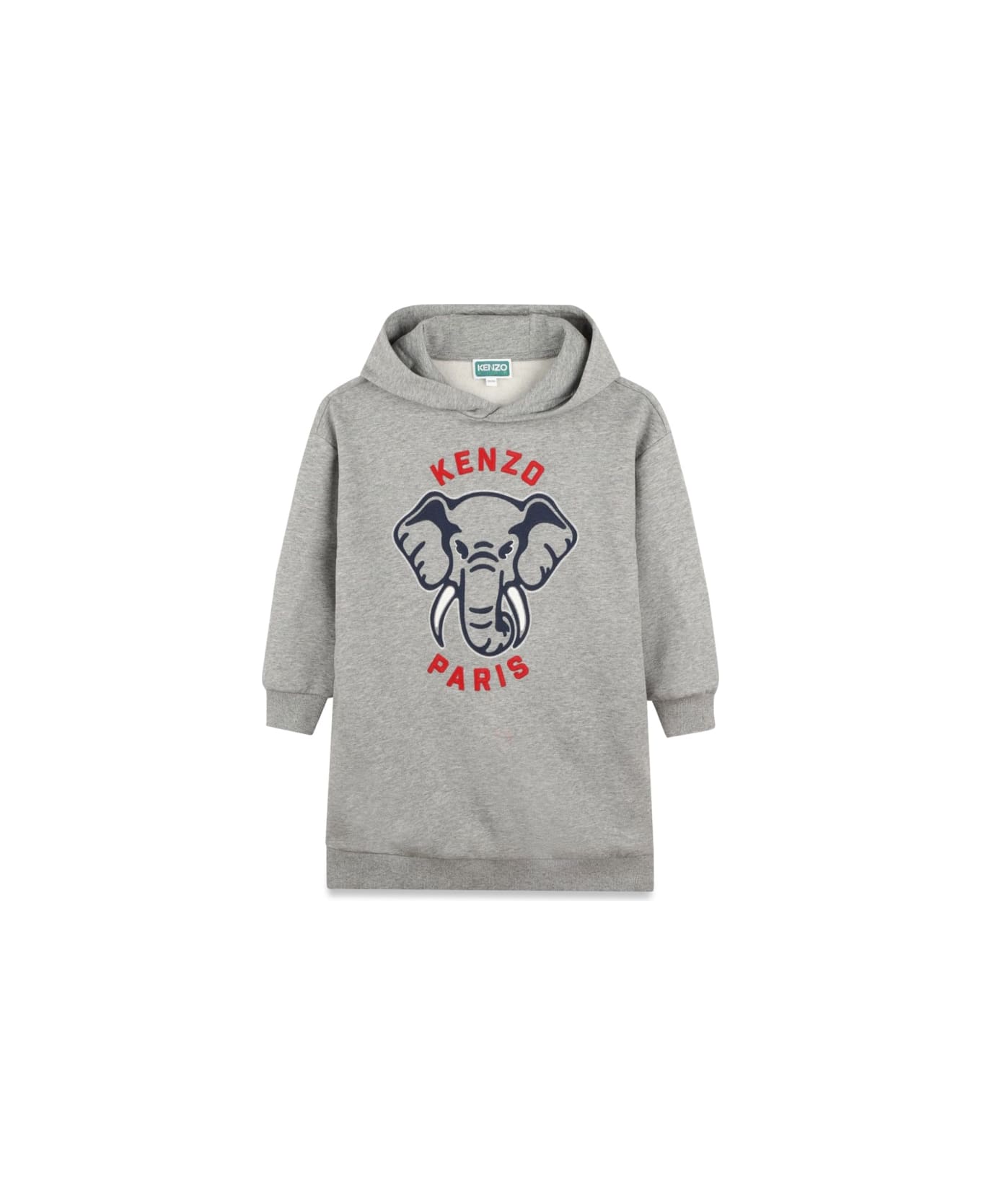Kenzo Hooded Dress - GREY