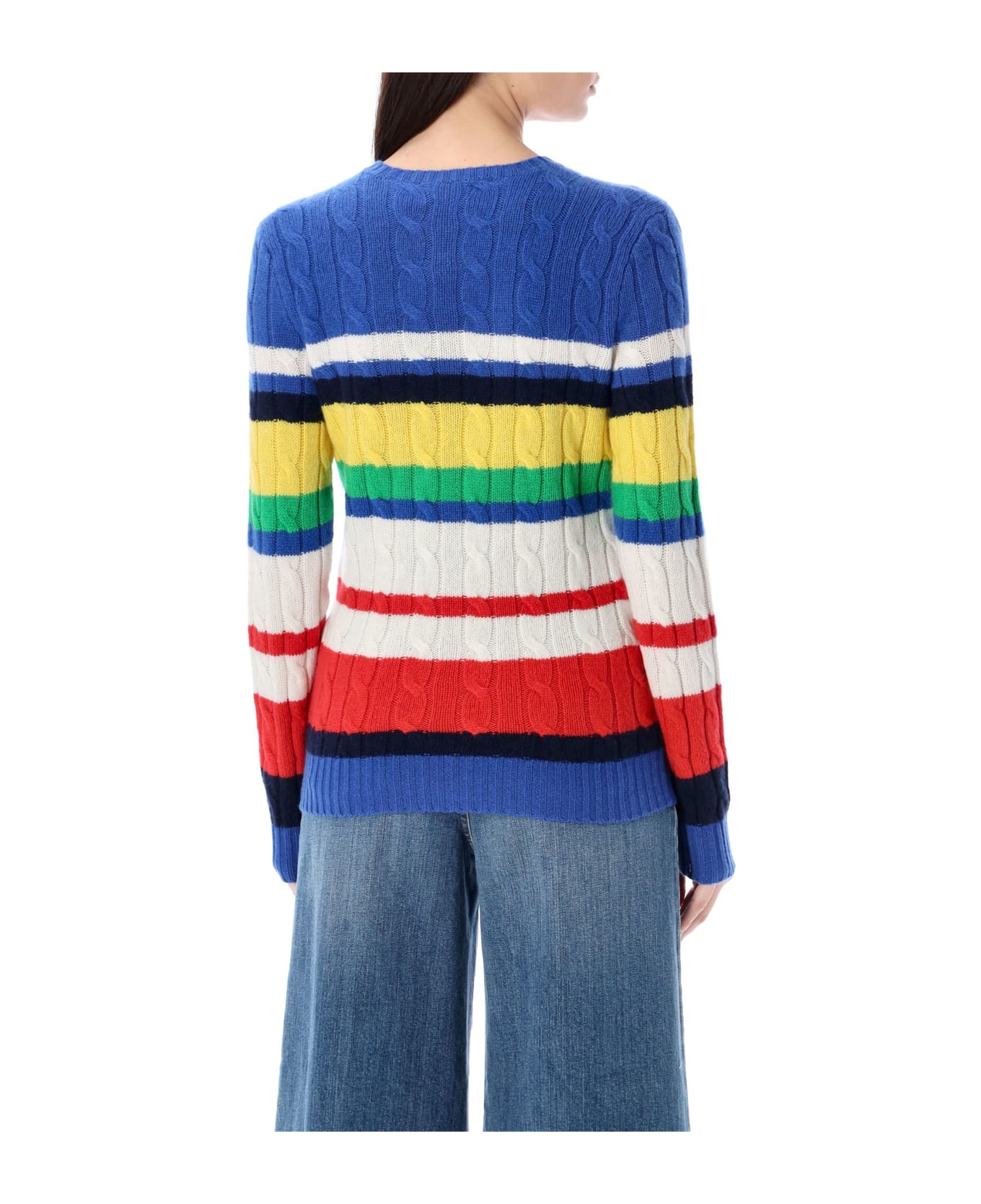 Polo Ralph Lauren Julianna Cable Knit Sweater - MULTI