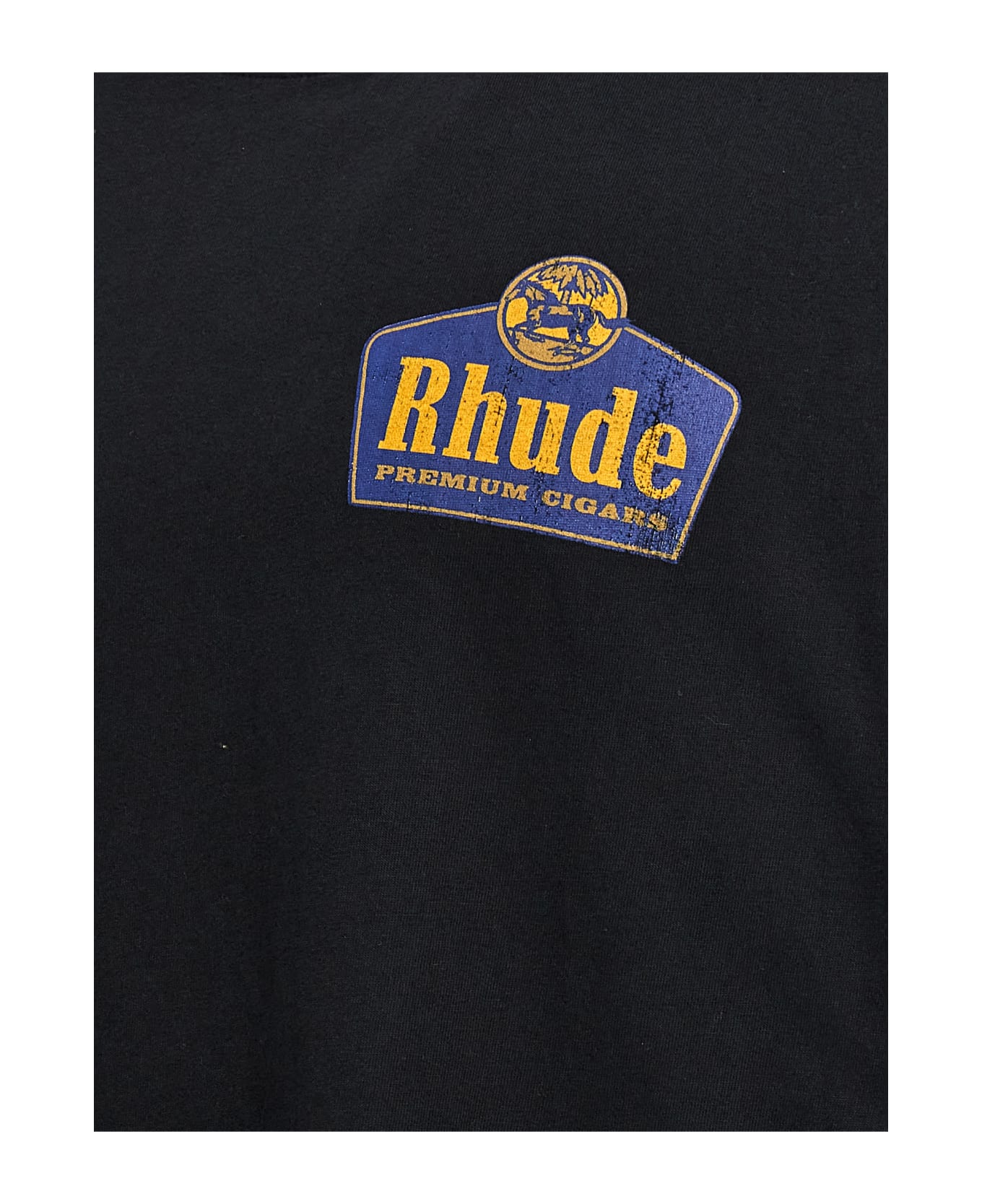 Rhude 'grand Cru' T-shirt - Nero lavato