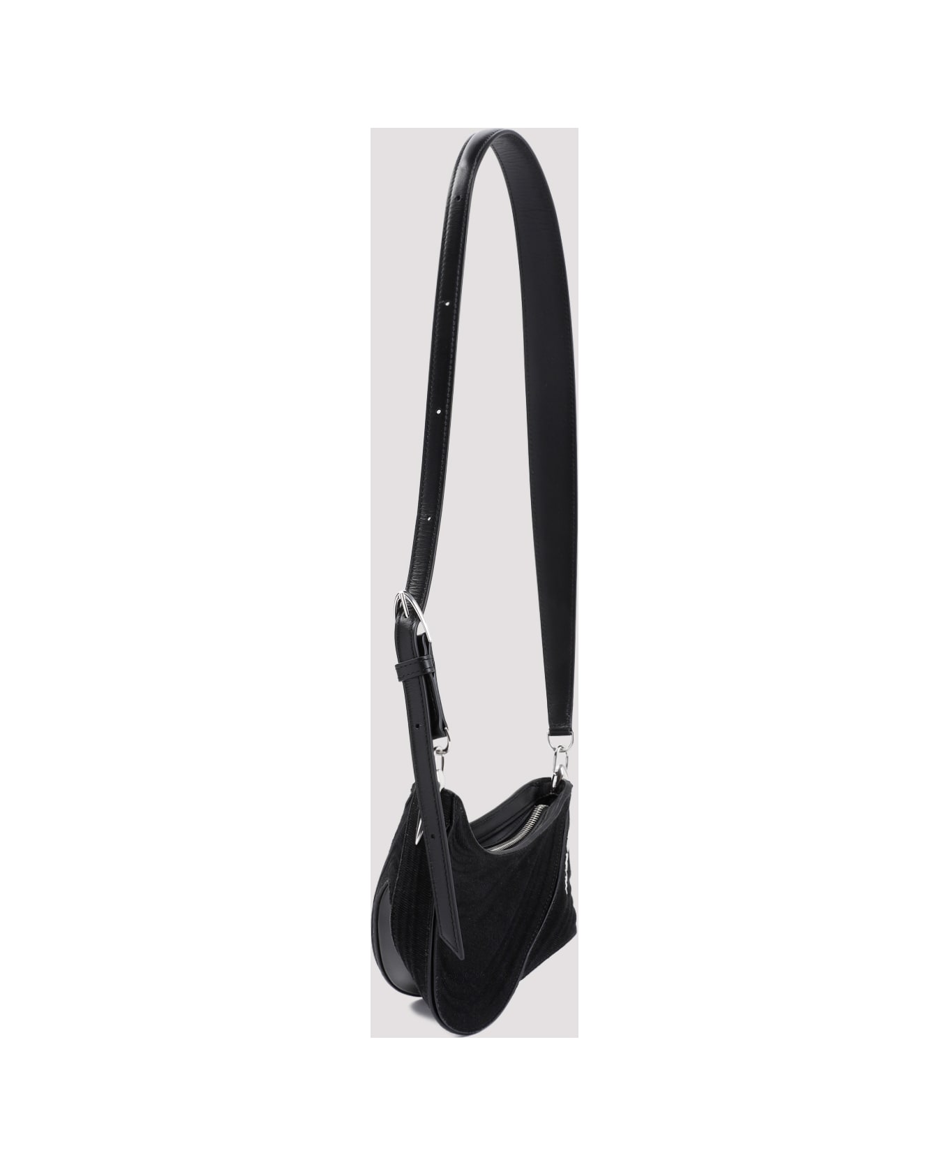 Mugler Curve Bag - Black ショルダーバッグ