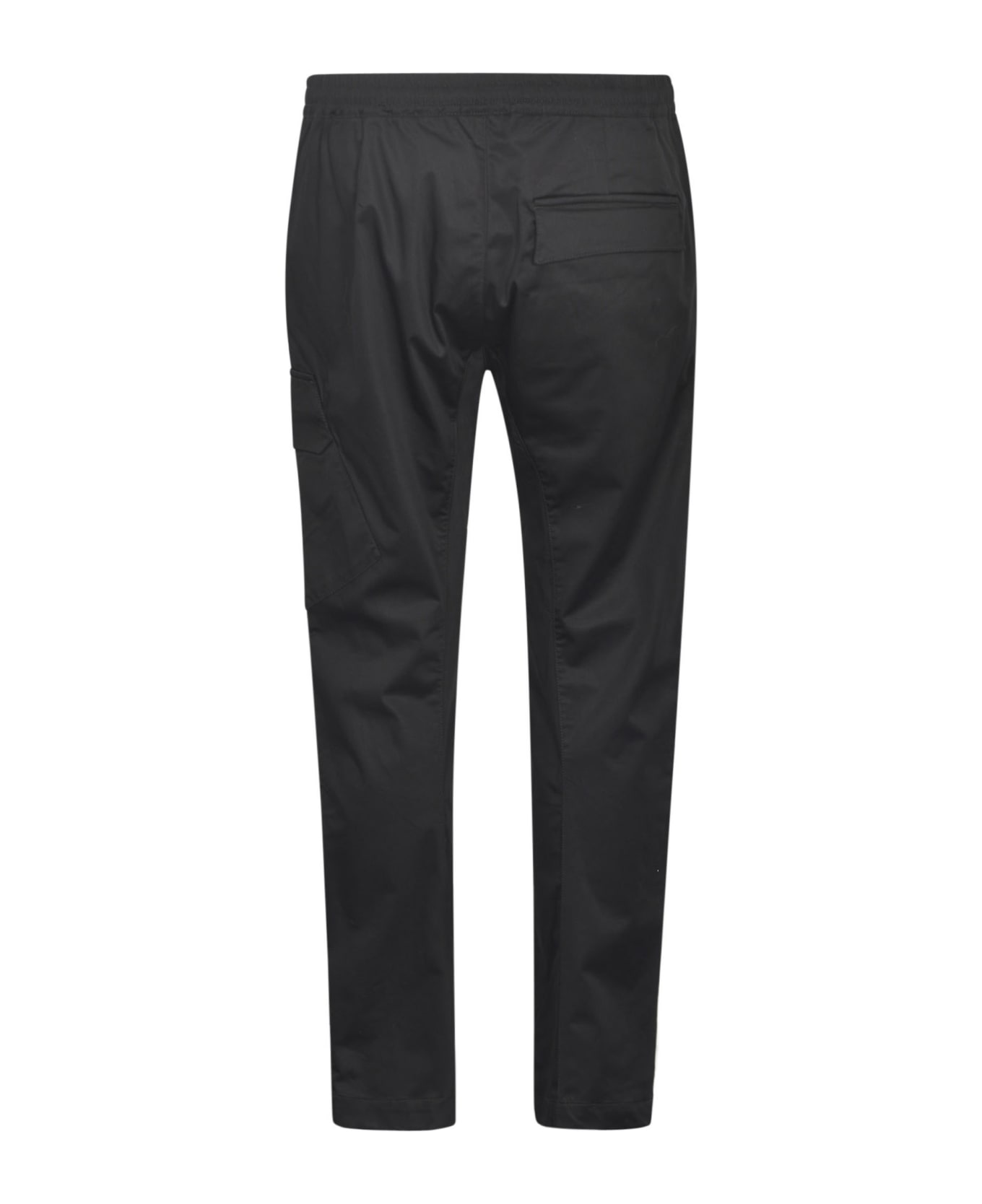 C.P. Company Single Cargo Pocket Trousers - Black ボトムス