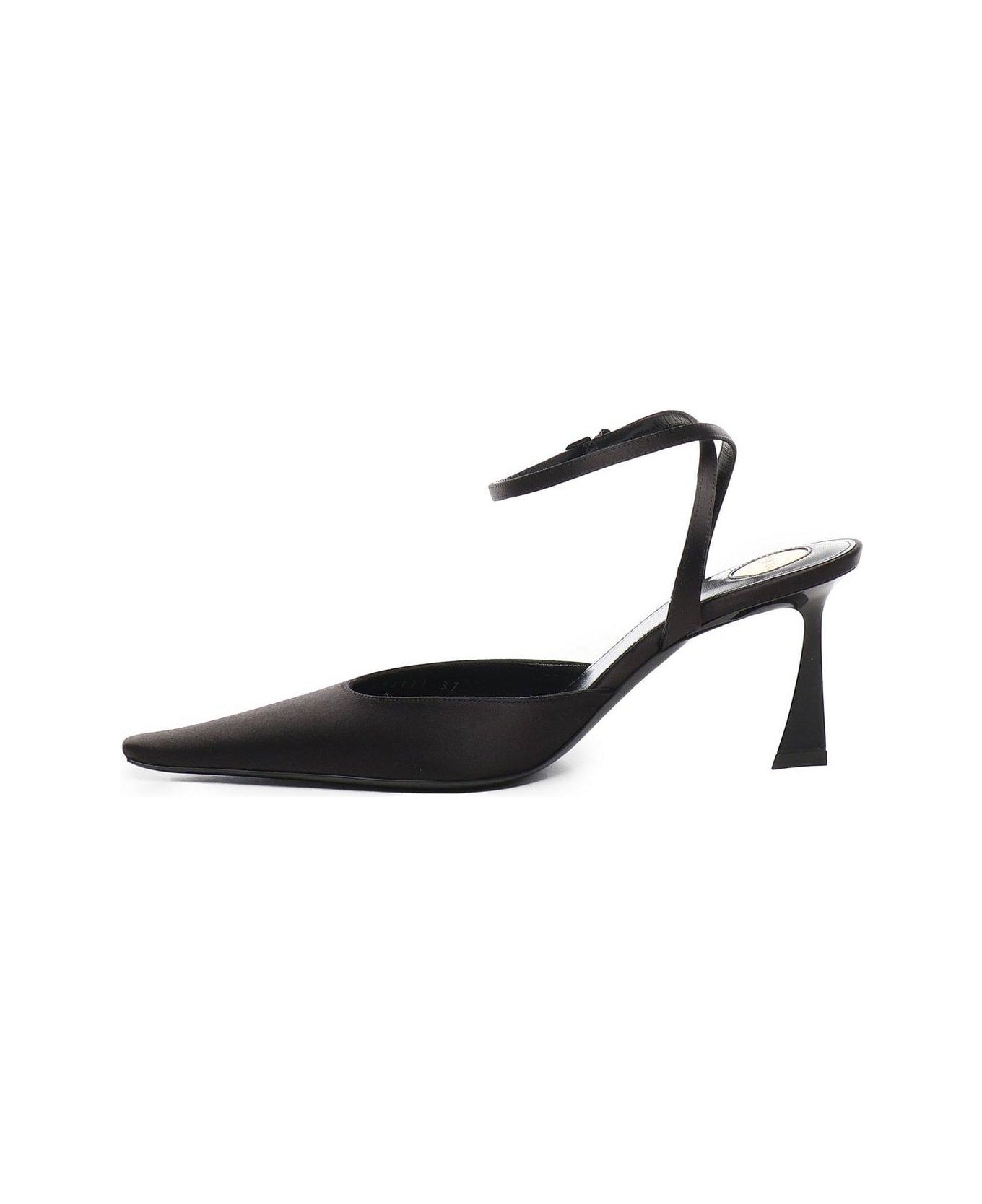 Saint Laurent Aimée Slingback Pumps - Nero/nero