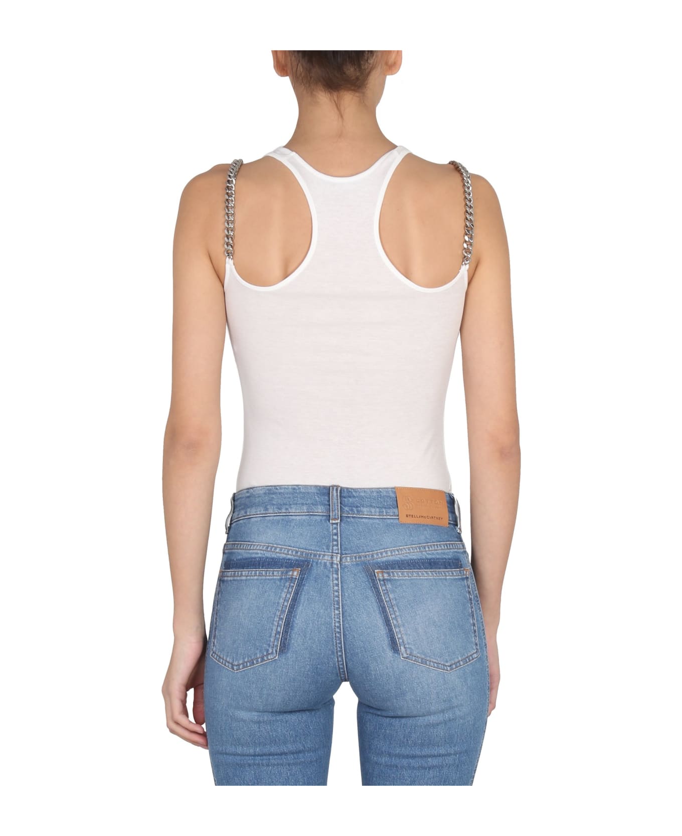 Stella McCartney Falabella Chain Top - White