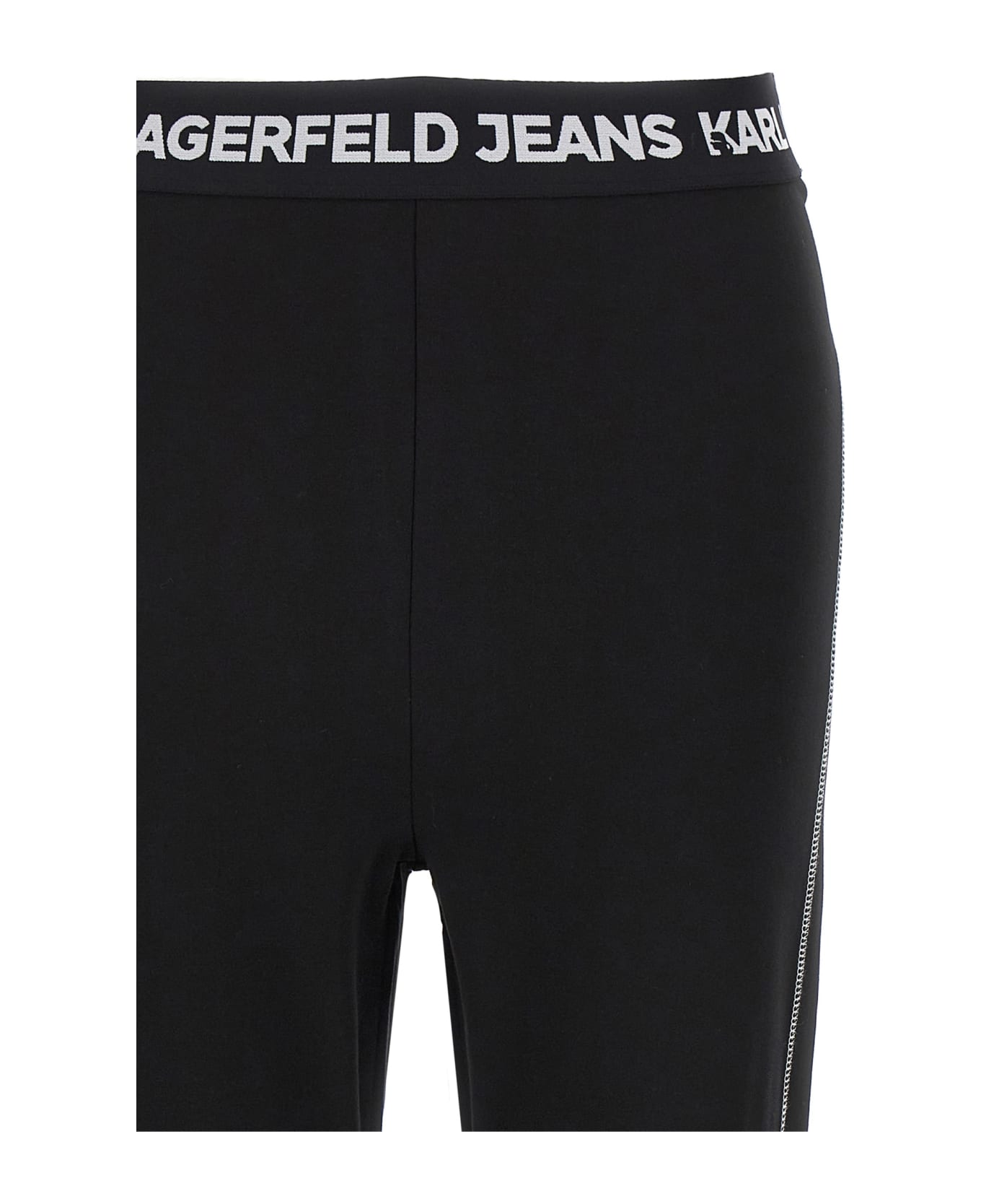 Karl Lagerfeld Logo Leggings - Black  