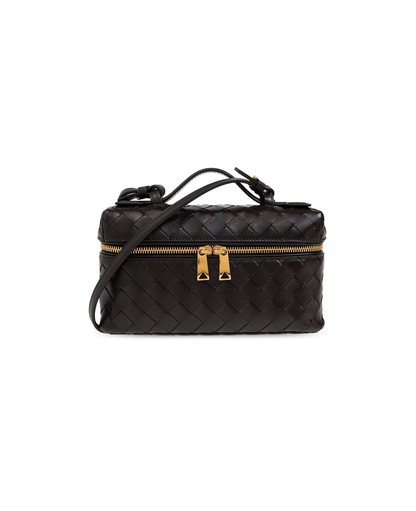 Bottega Veneta Bang Bang Zipped Vanity Case - BROWN トラベルバッグ